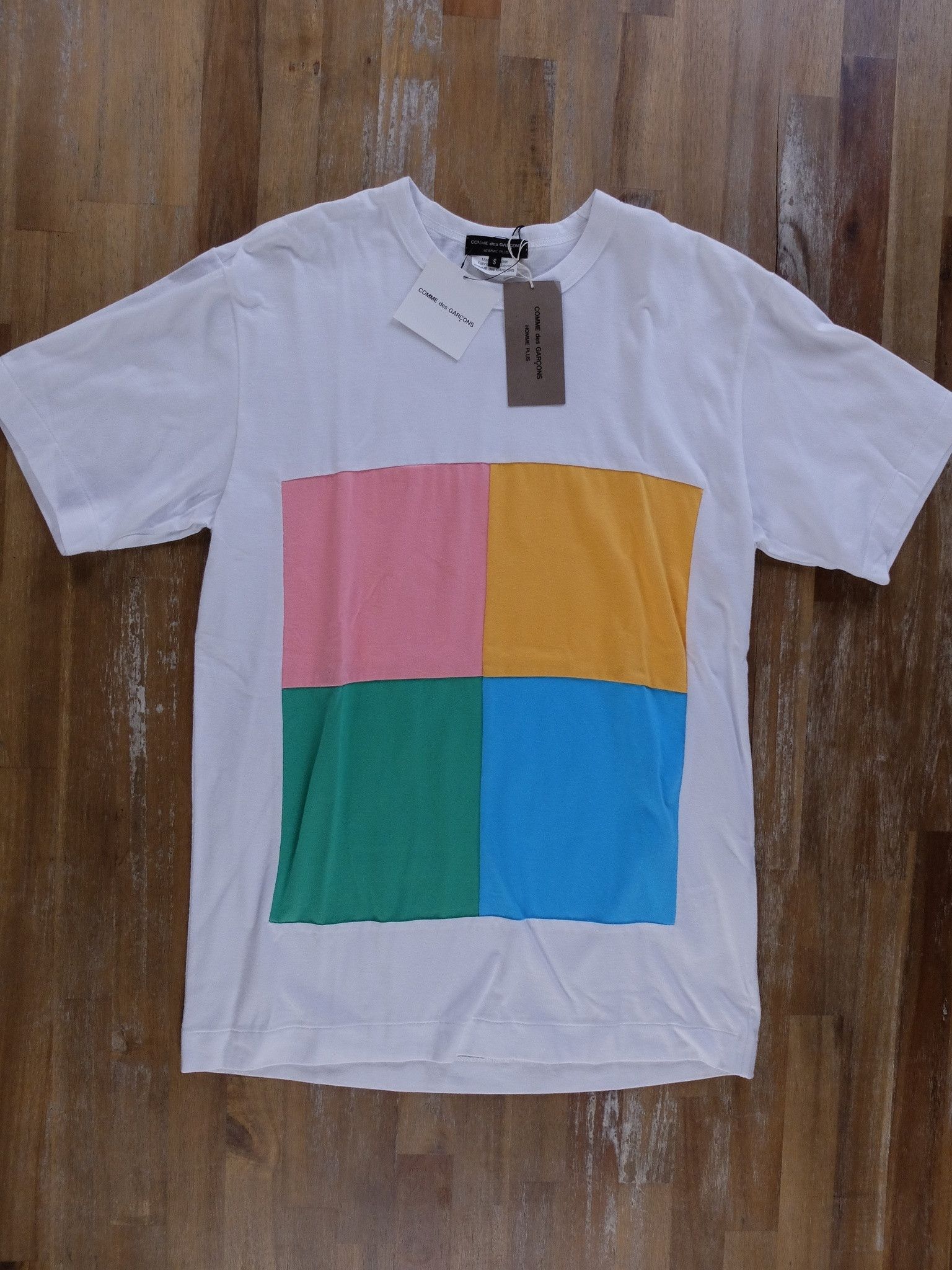 Comme des Garcons Homme Plus COMME DES GARCONS Homme Plus white print t-shirt Small q Size US S / EU 44-46 / 1 - 1 Thumbnail