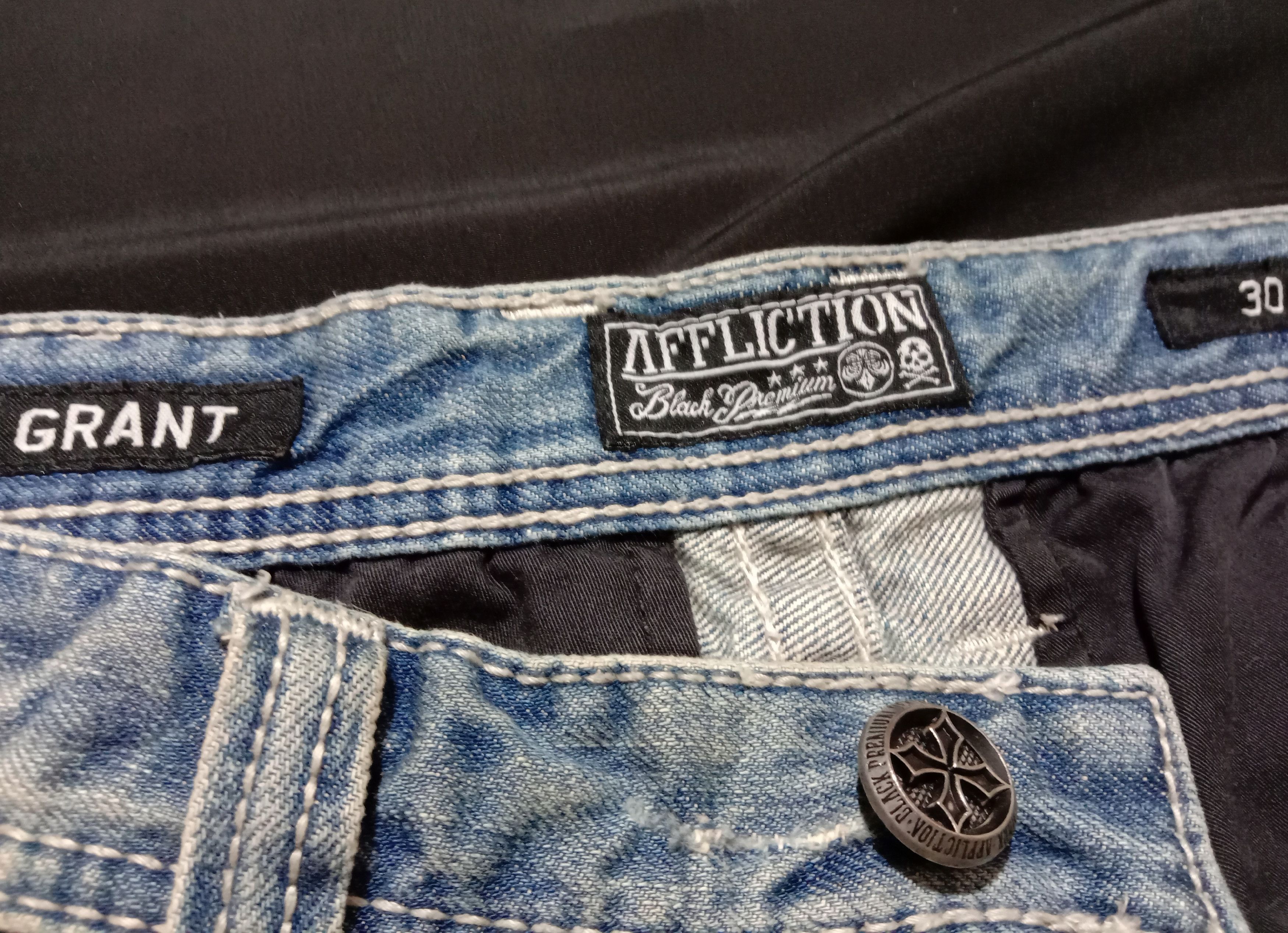 Affliction Vintage Affliction Distressed Denim Jeans Beauty Faded Size US 30 / EU 46 - 6 Thumbnail