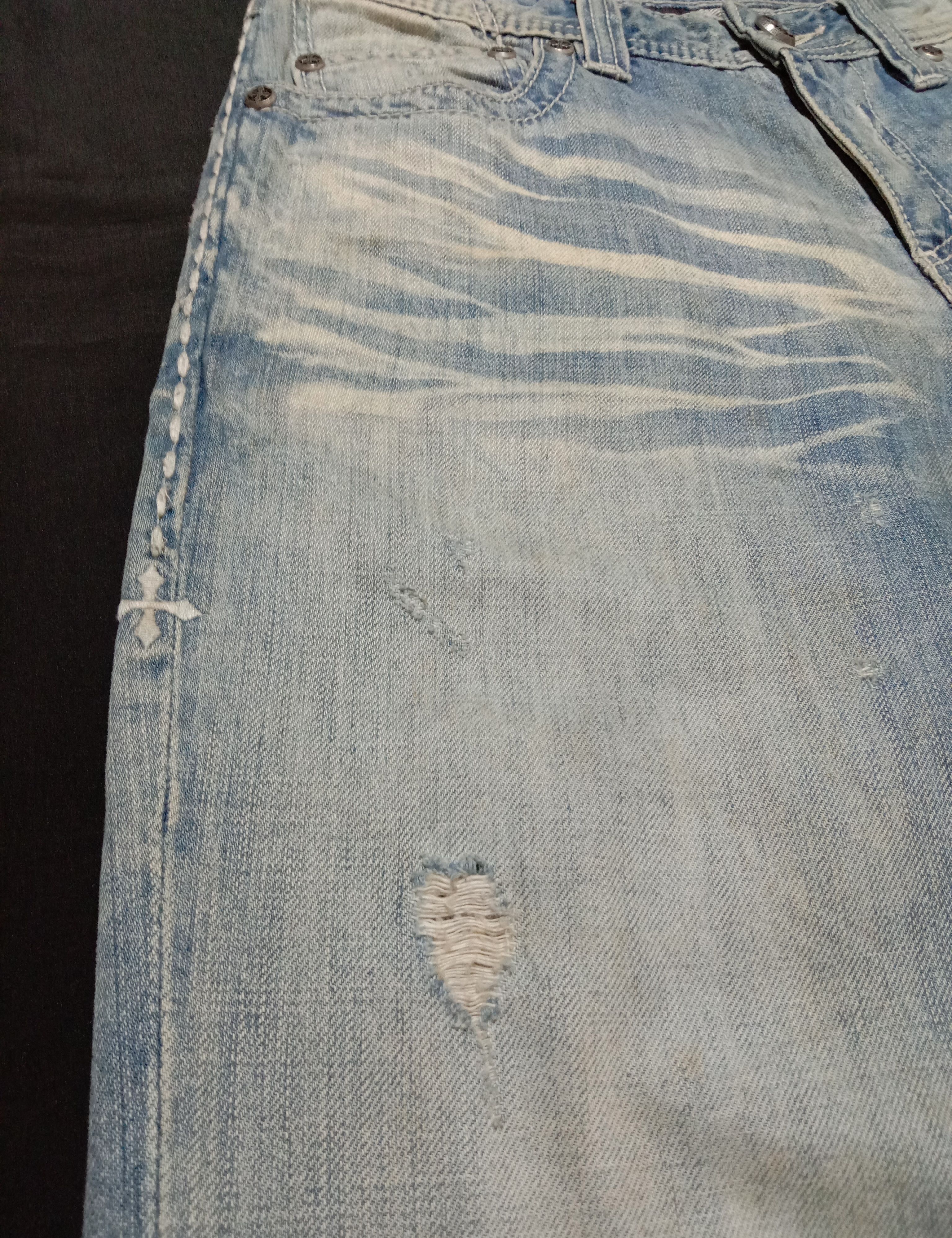Affliction Vintage Affliction Distressed Denim Jeans Beauty Faded Size US 30 / EU 46 - 4 Thumbnail