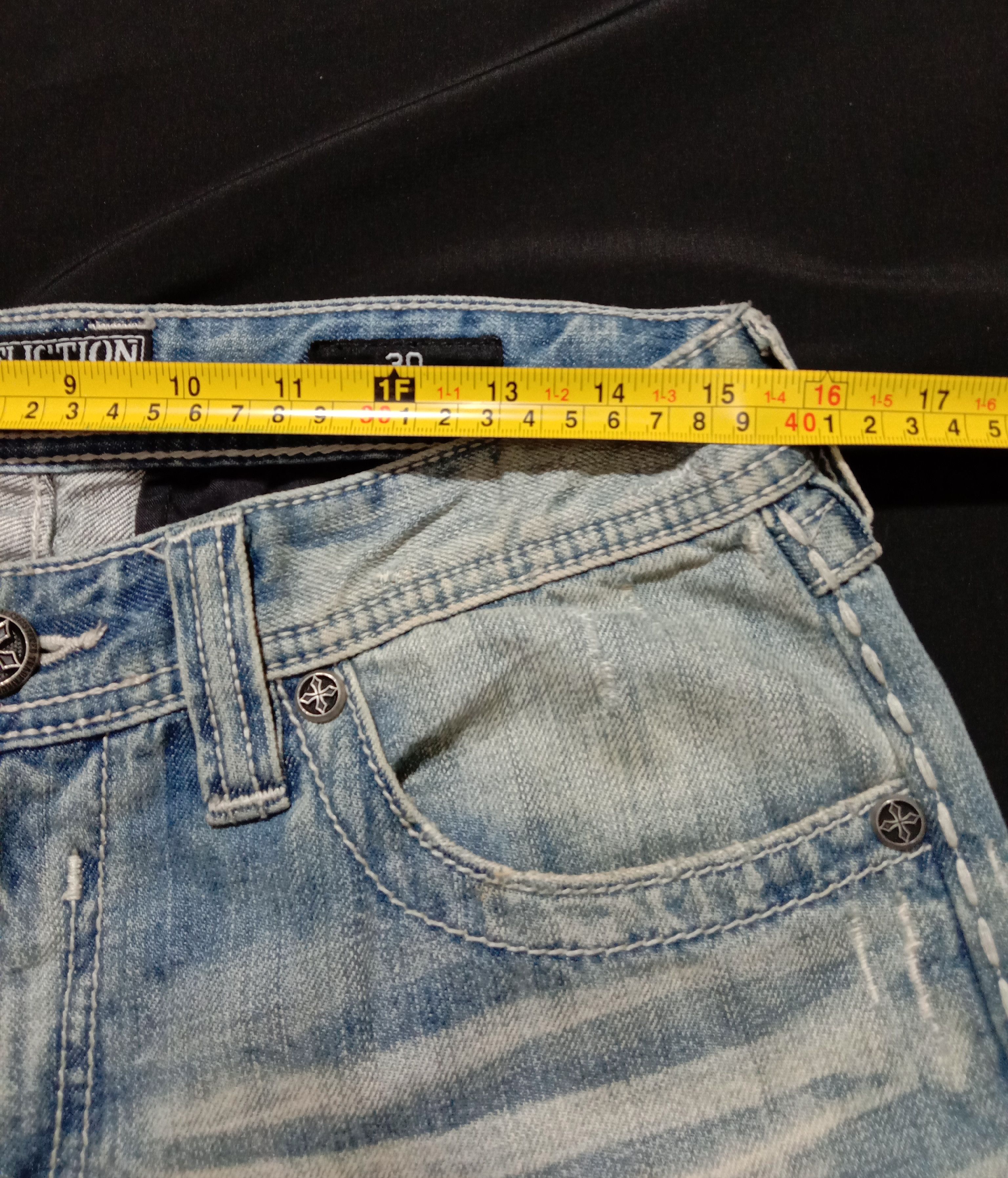 Affliction Vintage Affliction Distressed Denim Jeans Beauty Faded Size US 30 / EU 46 - 9 Thumbnail