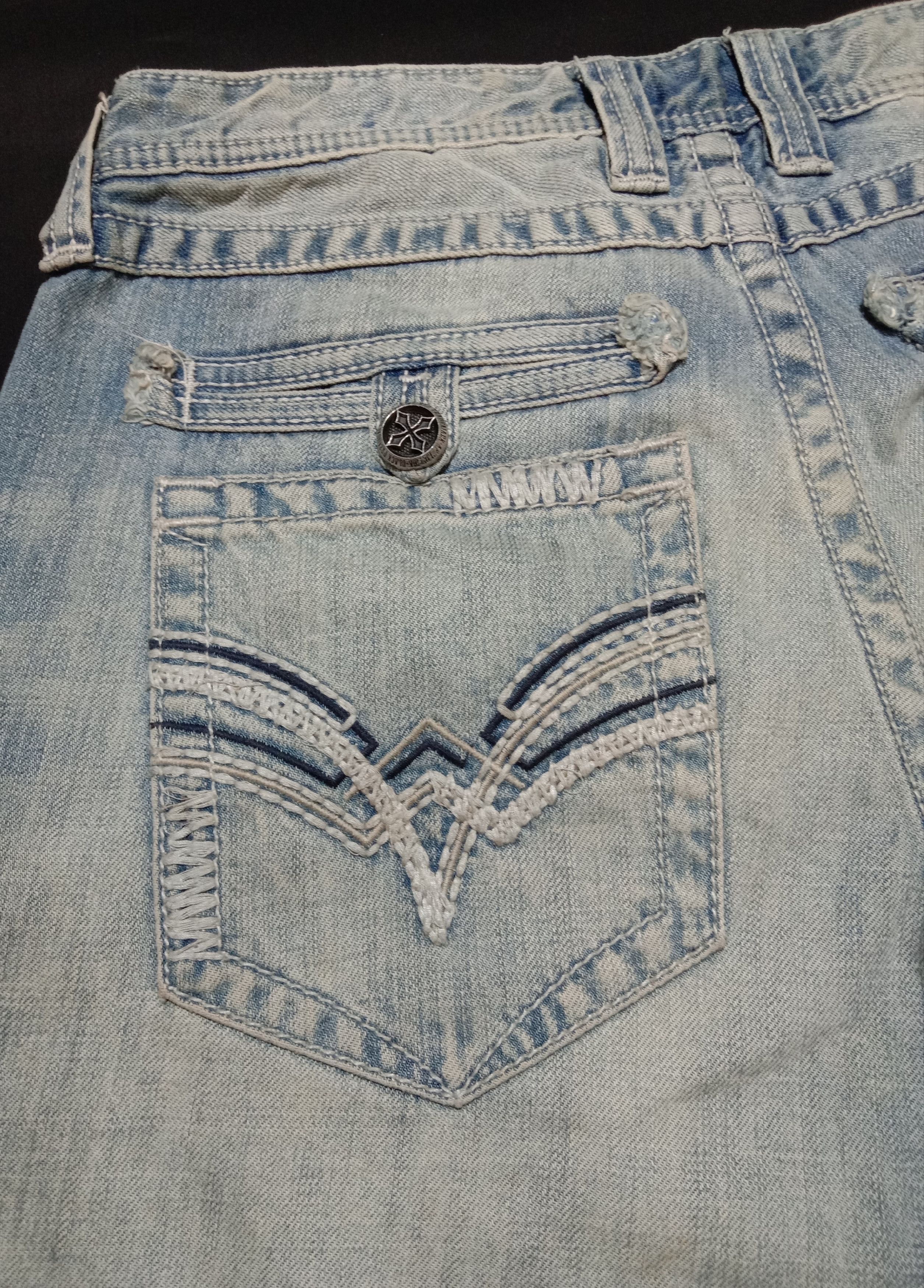 Affliction Vintage Affliction Distressed Denim Jeans Beauty Faded Size US 30 / EU 46 - 7 Thumbnail