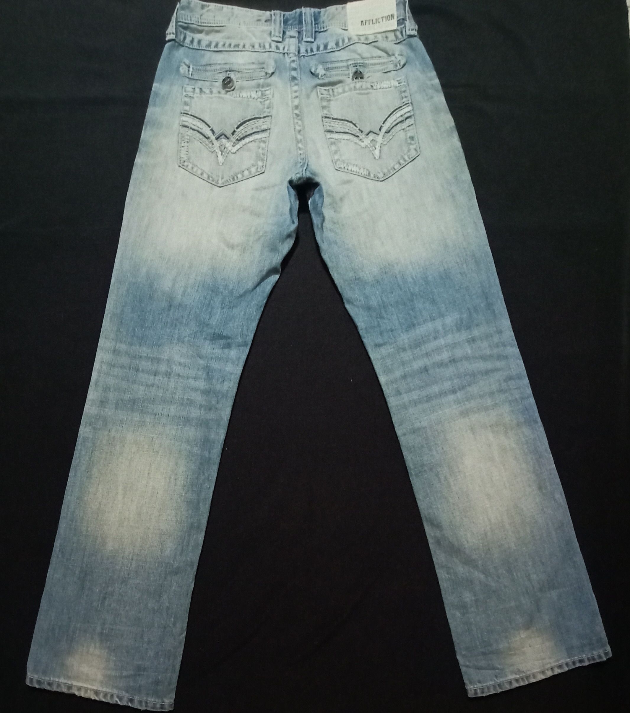 Affliction Vintage Affliction Distressed Denim Jeans Beauty Faded Size US 30 / EU 46 - 1 Thumbnail