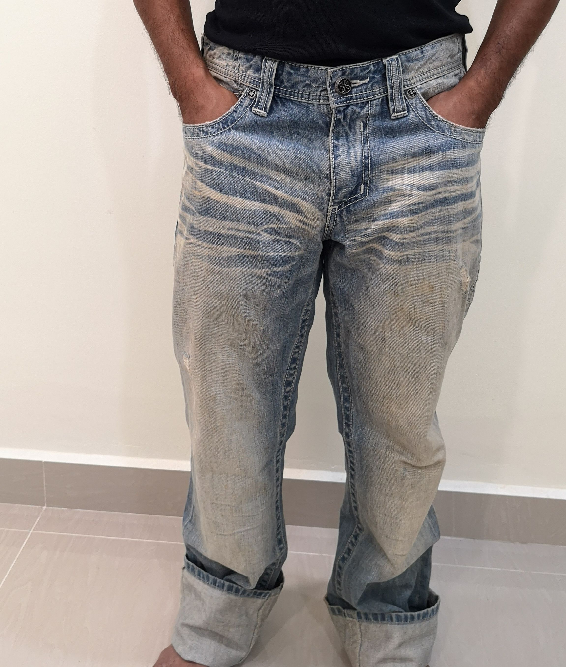 Affliction Vintage Affliction Distressed Denim Jeans Beauty Faded Size US 30 / EU 46 - 14 Thumbnail