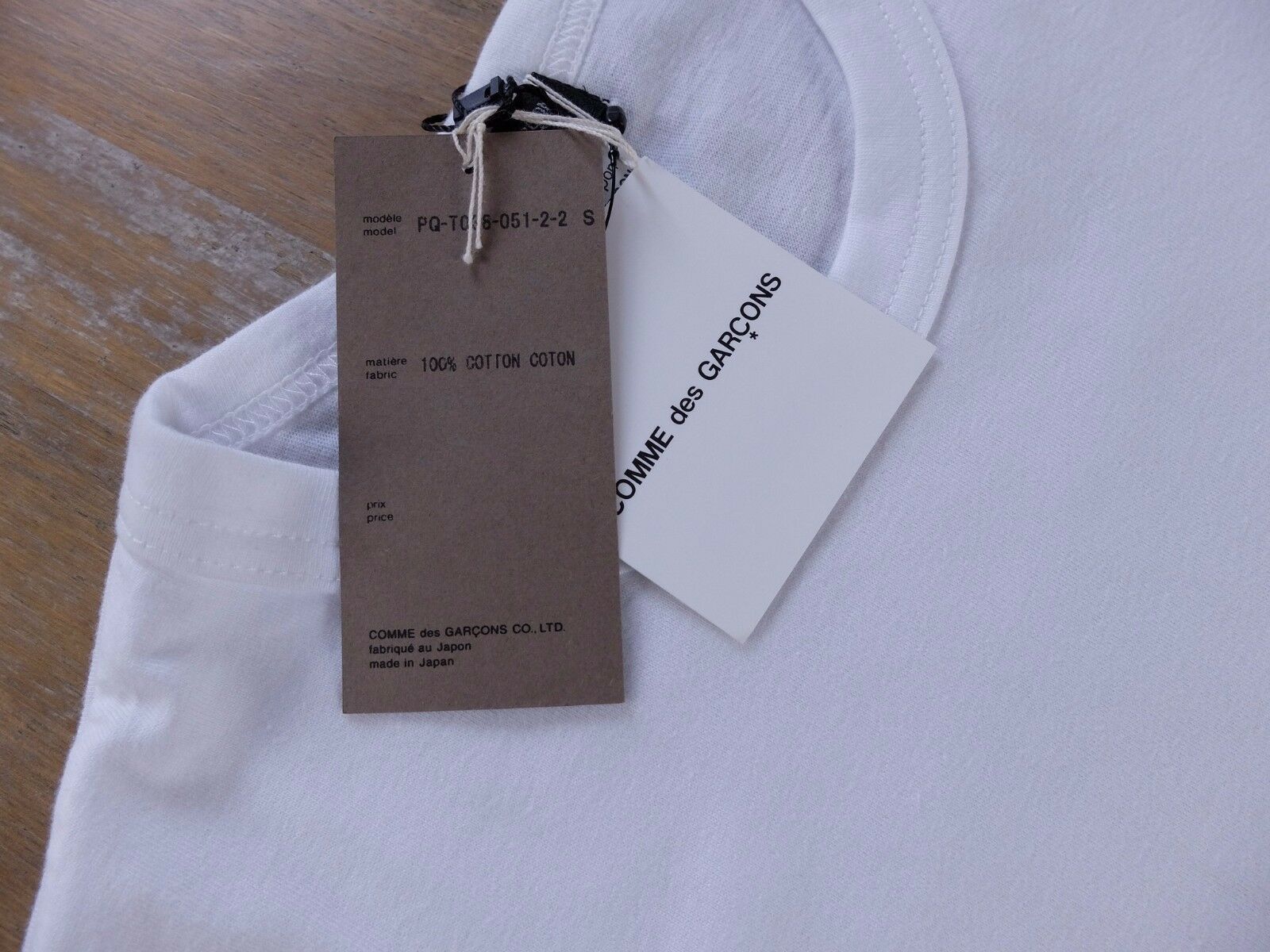 Comme des Garcons COMME DES GARCONS Homme Plus white color mix t-shirt Small q Size US S / EU 44-46 / 1 - 3 Thumbnail