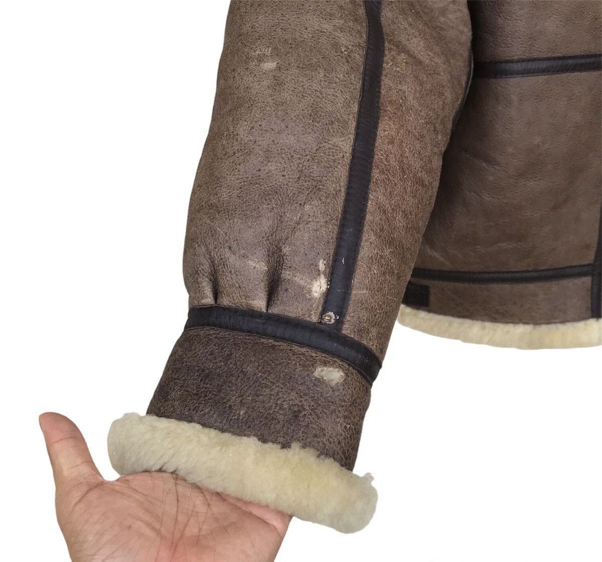 Other Vintage B3 Leather jacket sheepskin Size US L / EU 52-54 / 3 - 5 Thumbnail