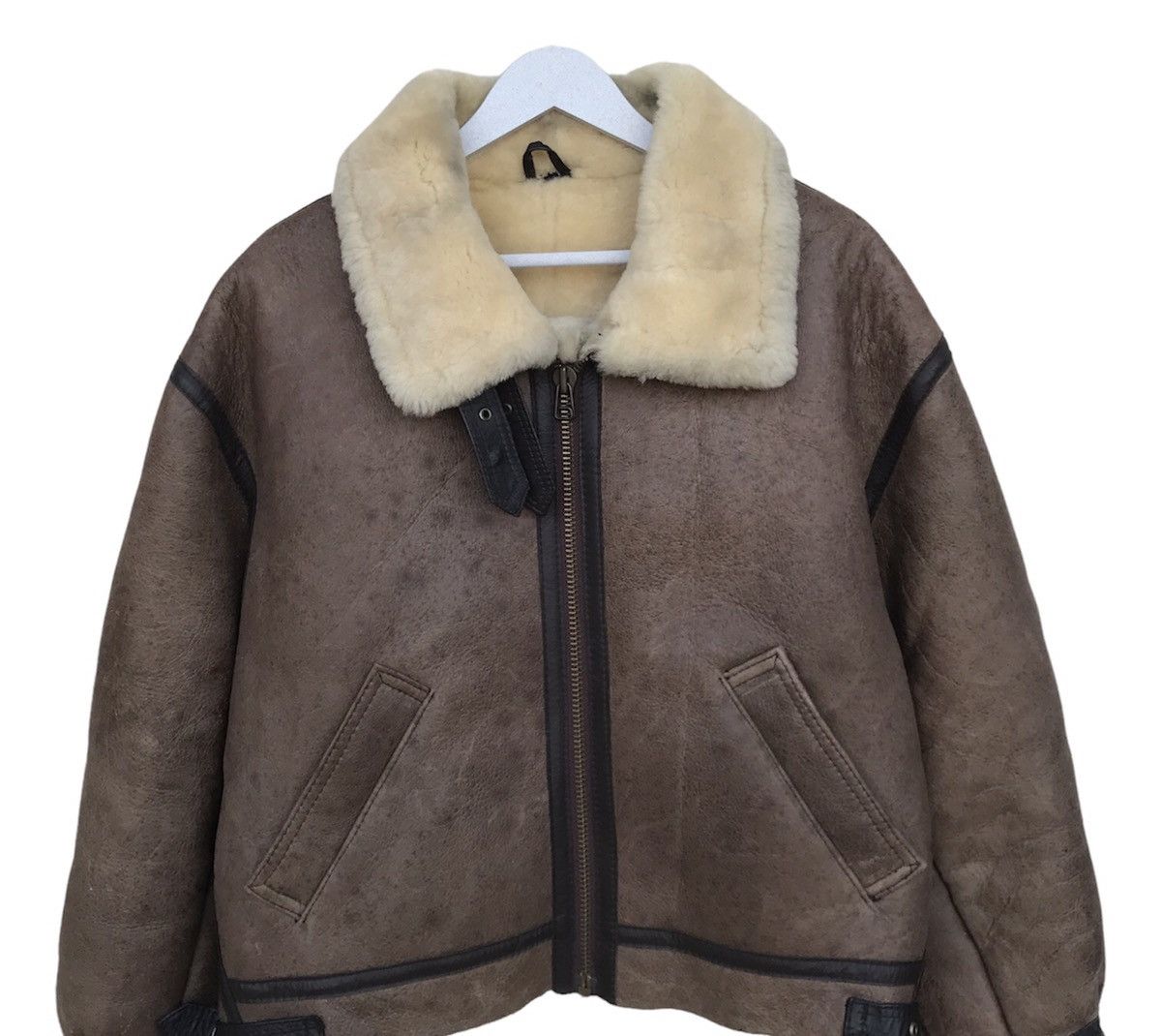 Other Vintage B3 Leather jacket sheepskin Size US L / EU 52-54 / 3 - 3 Thumbnail