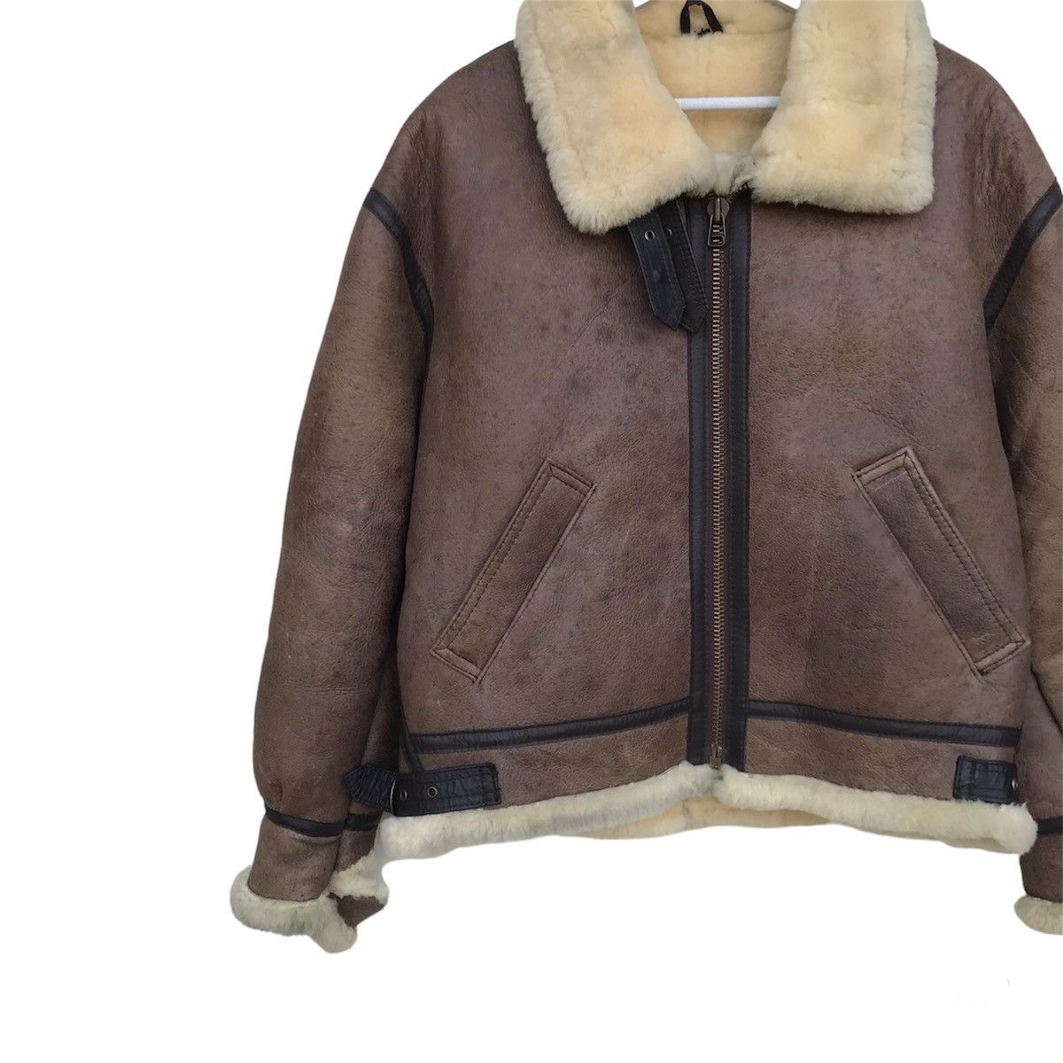 Other Vintage B3 Leather jacket sheepskin Size US L / EU 52-54 / 3 - 2 Thumbnail