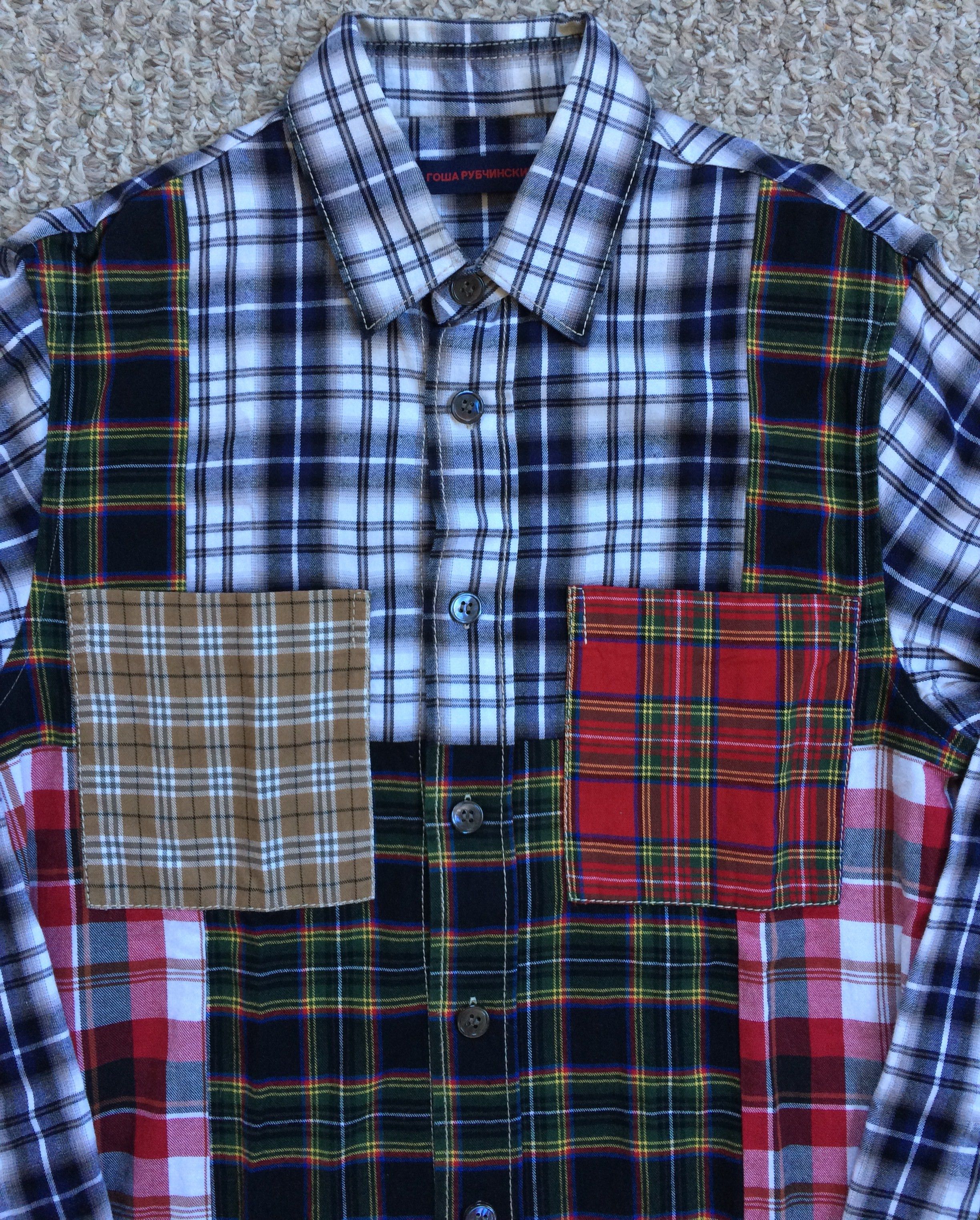 Gosha Rubchinskiy S/S 2015 Gosha Patchwork Flannel DSM Exclusive Size US S / EU 44-46 / 1 - 2 Thumbnail