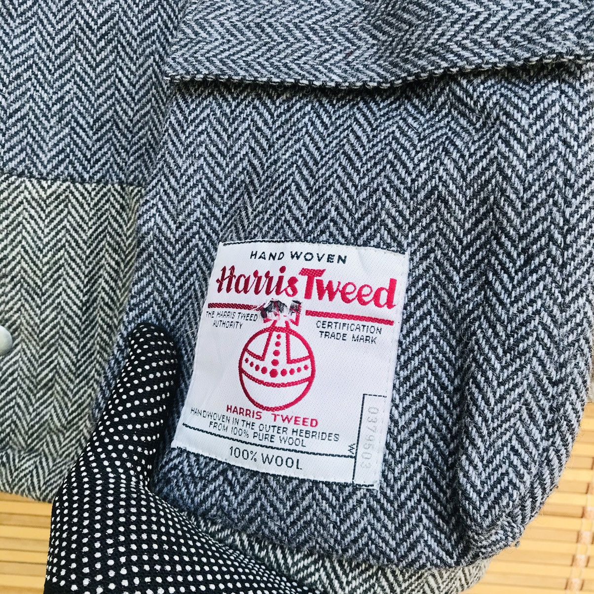 Harris Tweed Rare 1998 Vintage Harris tweed multitone wool hoodie jacket Size US M / EU 48-50 / 2 - 4 Thumbnail