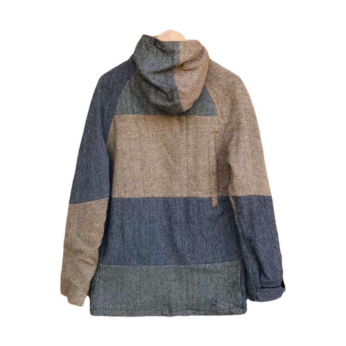 Harris Tweed Rare 1998 Vintage Harris tweed multitone wool hoodie jacket Size US M / EU 48-50 / 2 - 7 Thumbnail