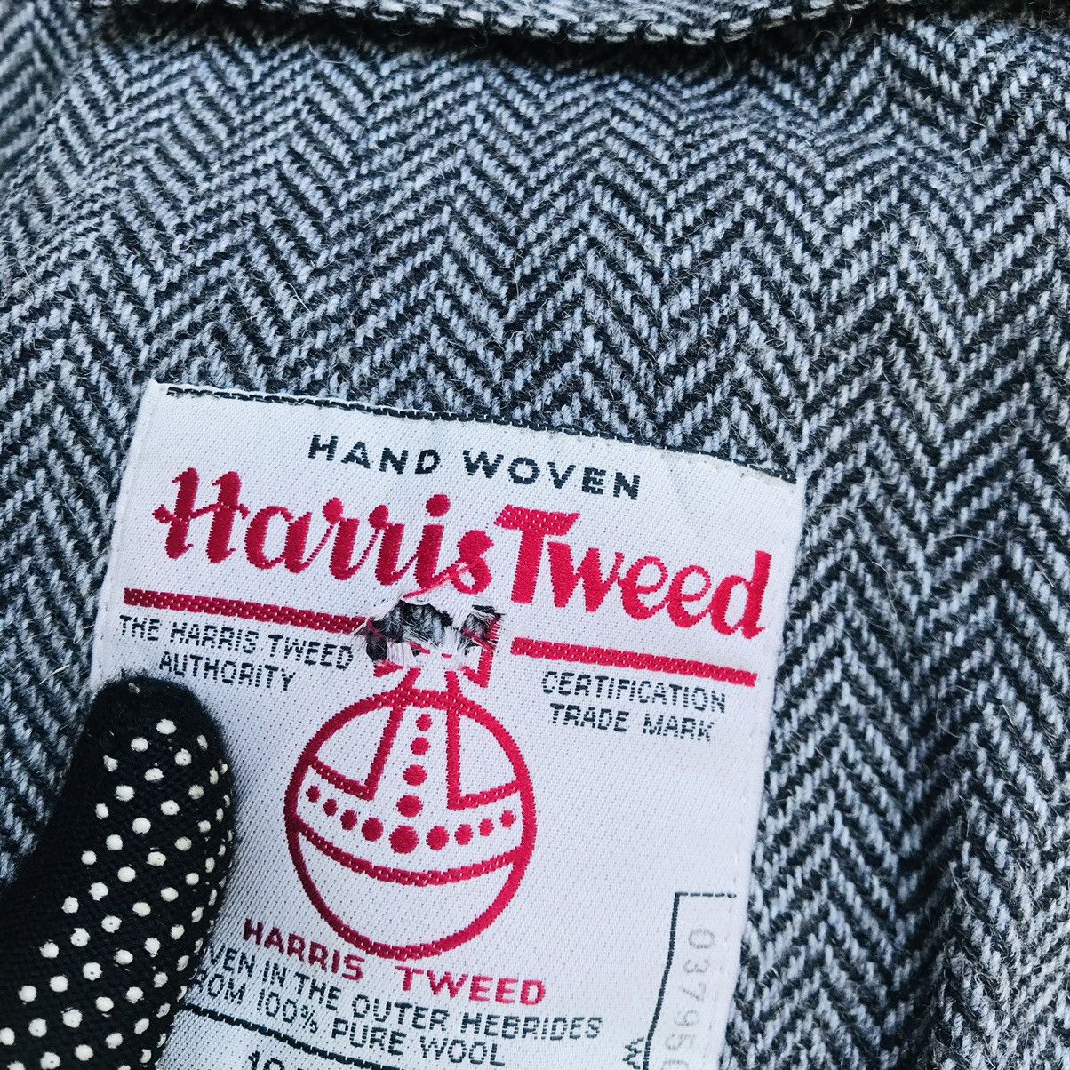 Harris Tweed Rare 1998 Vintage Harris tweed multitone wool hoodie jacket Size US M / EU 48-50 / 2 - 5 Thumbnail