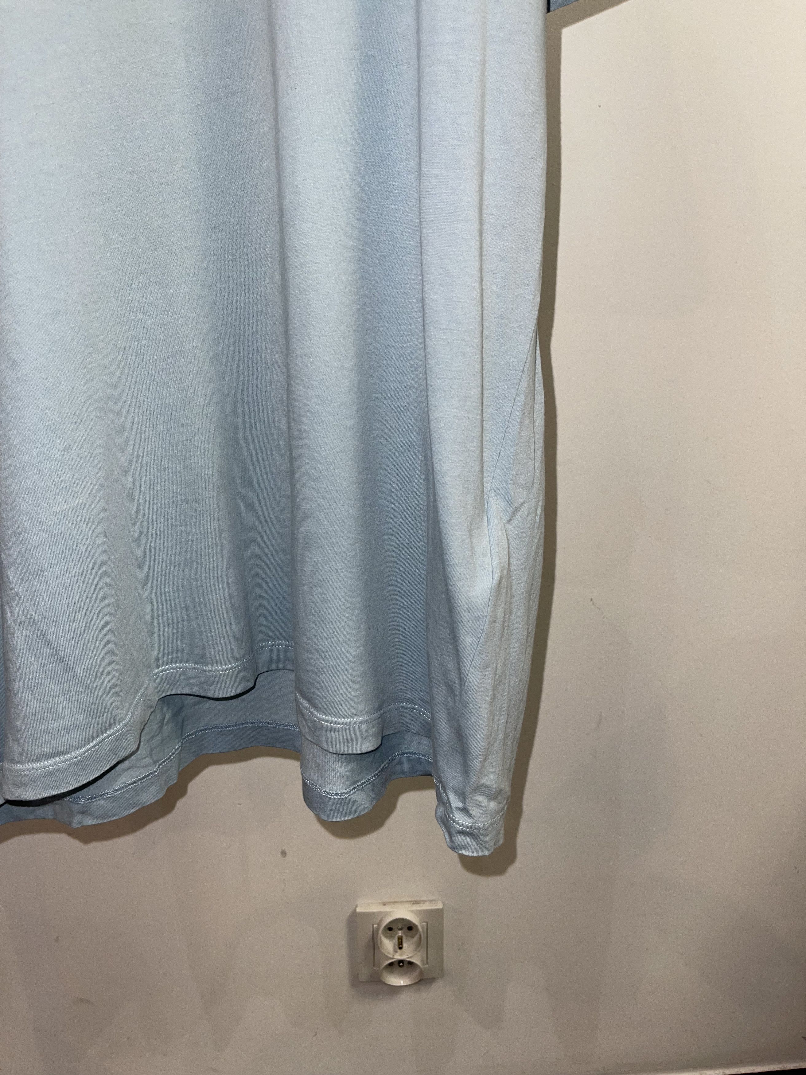 Sandro Sandro "Love Forever" Baby Blue T-Shirt Size US M / EU 48-50 / 2 - 3 Thumbnail