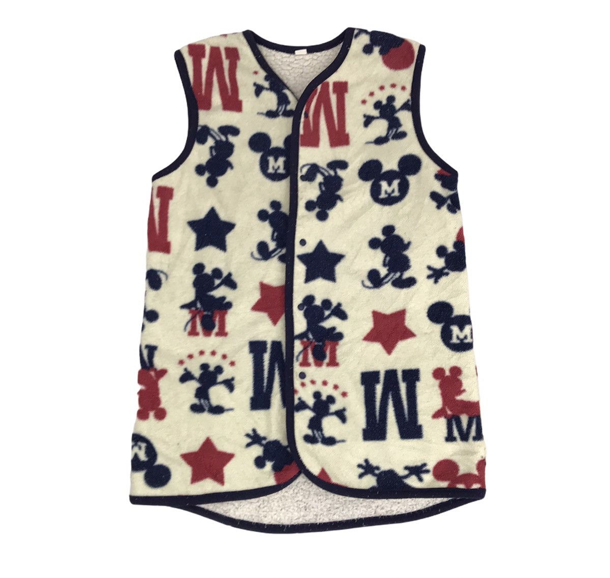 Disney Disney Mickey Mouse Fleece Sherpa Vest Size S / US 4 / IT 40 - 1 Thumbnail