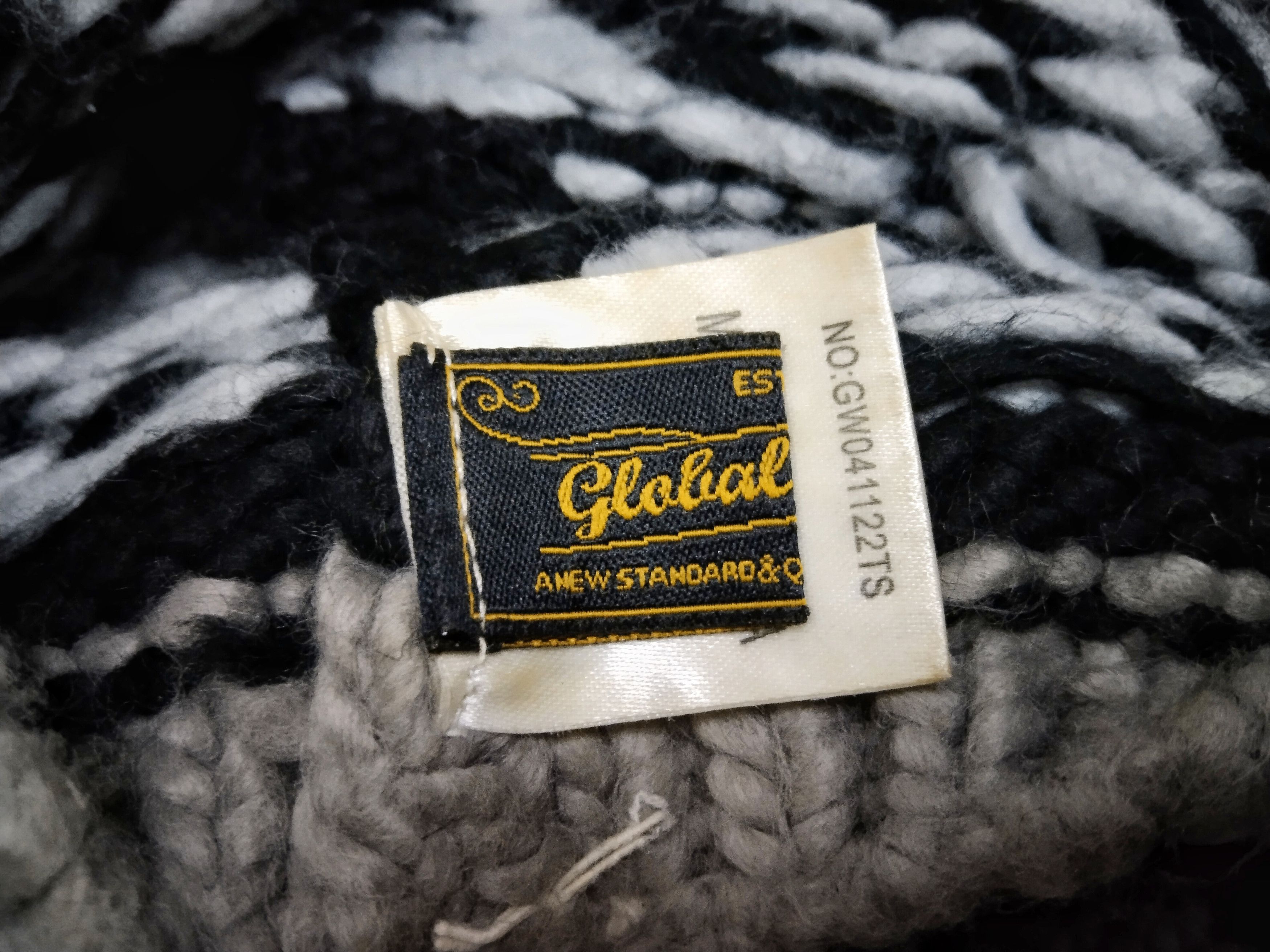 Global Work × Japanese Brand RARE GLOBAL WORK KNITTED BEANIE HAT Size ONE SIZE - 11 Thumbnail