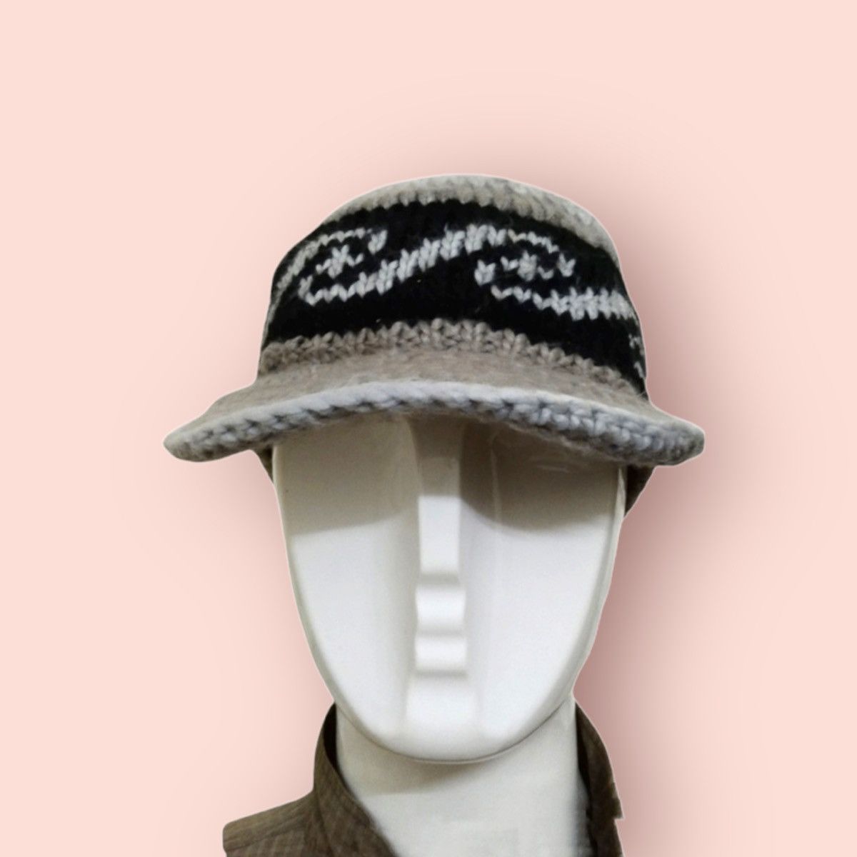 Global Work × Japanese Brand RARE GLOBAL WORK KNITTED BEANIE HAT Size ONE SIZE - 4 Thumbnail