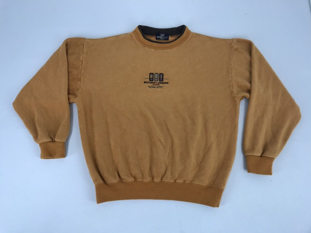 Designer Michiko London Jeans Sweatshirt Pull Over Style Size US M / EU 48-50 / 2 - 1 Thumbnail