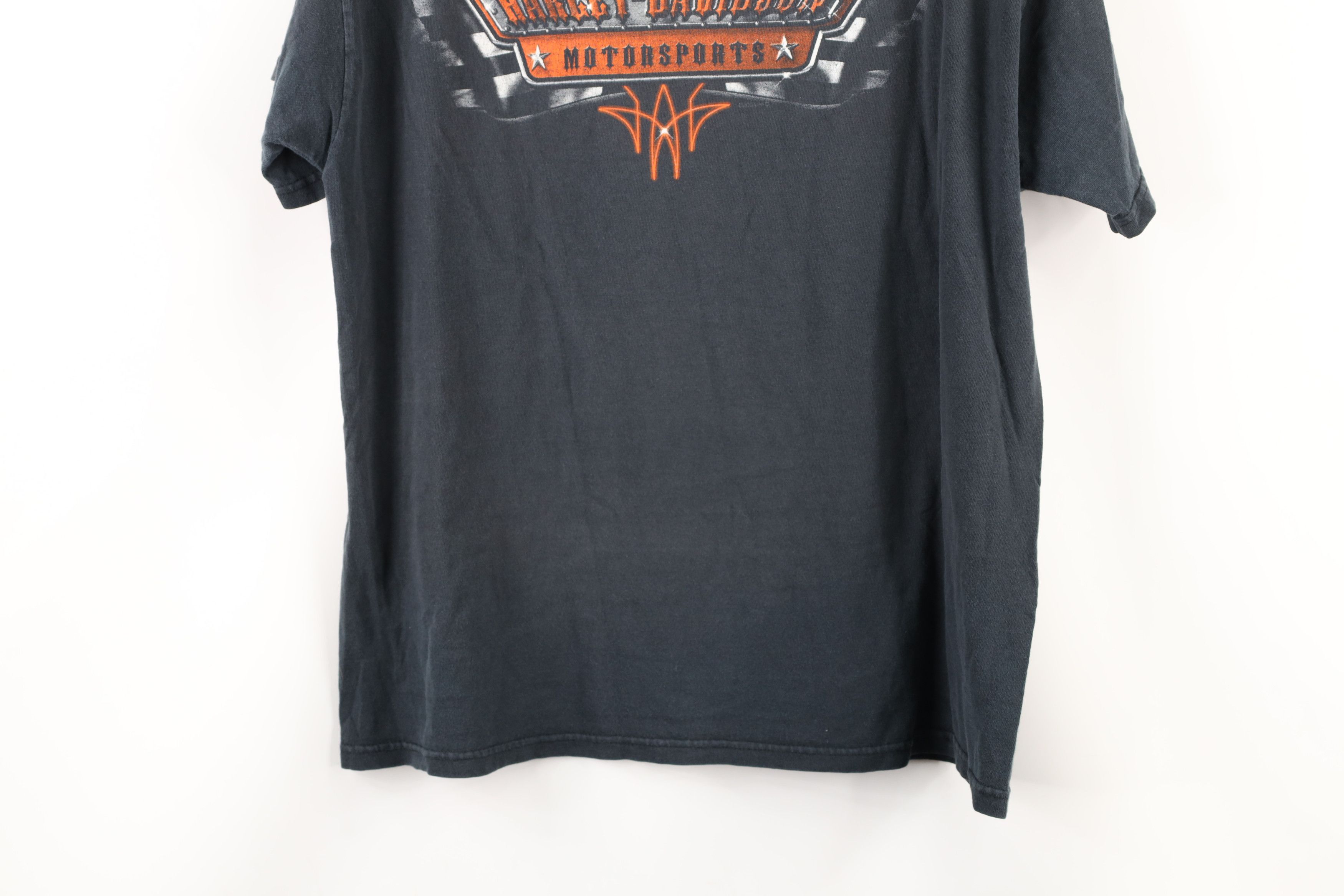 Harley Davidson × Vintage Vintage Y2K 2004 Harley Davidson Flames Pocket T-Shirt Size US L / EU 52-54 / 3 - 13 Thumbnail
