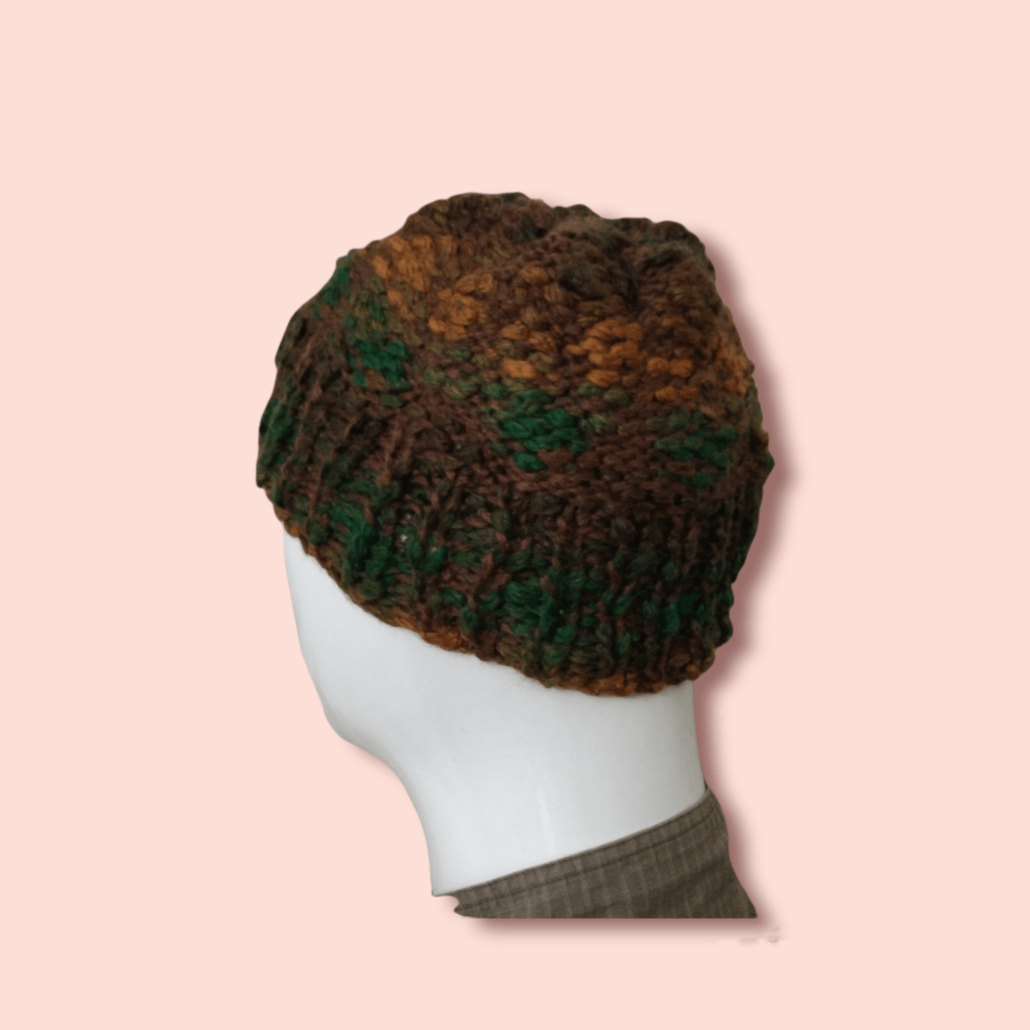 Handmade × Homespun Knitwear RARE MULTI COLOUR HANDMADE CROCHET KNITTED BEANIE Size ONE SIZE - 5 Thumbnail