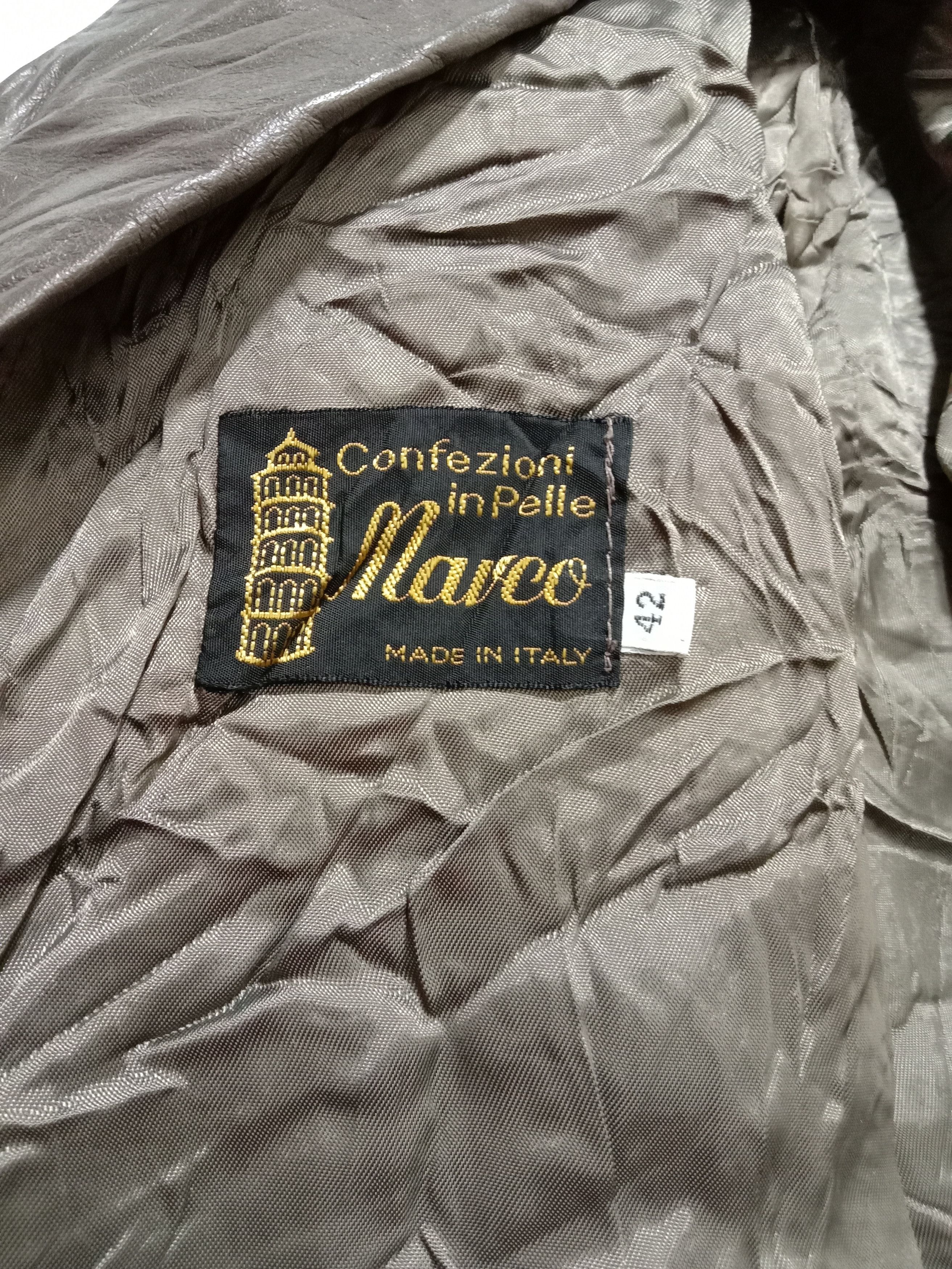 Genuine Leather Confezioni in Pelle Mavco Italy Leather Jacket Size S / US 4 / IT 40 - 9 Thumbnail