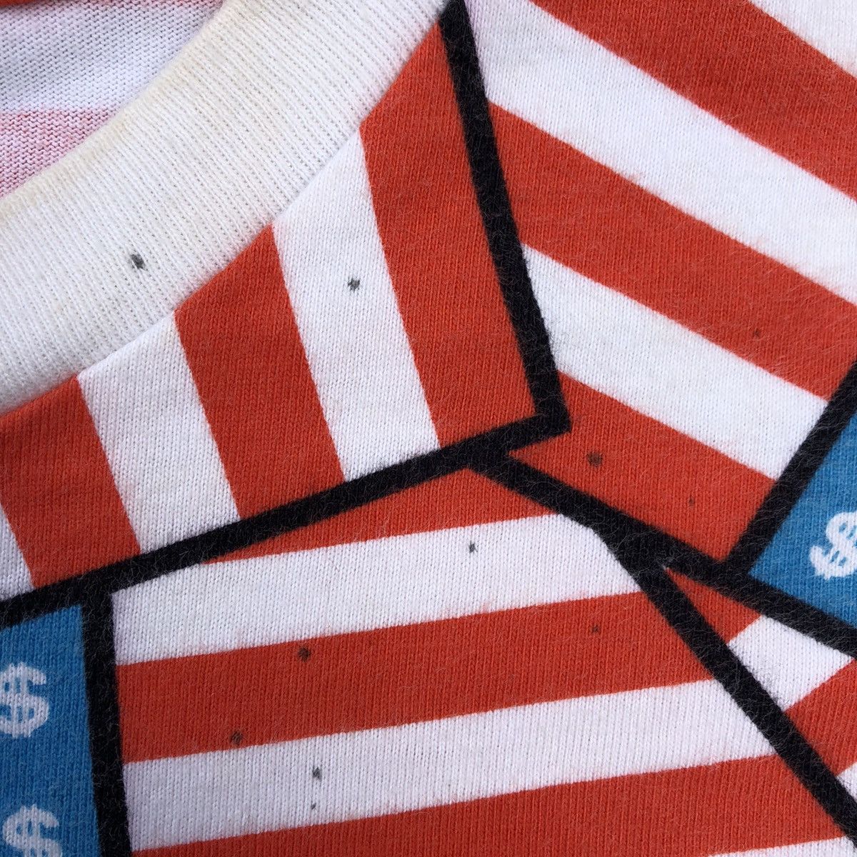 Japanese Brand × Joyrich × Vintage Rare Vintage Japanese Brand Joyrich USA Flag Dollar AOP Tee Size US XXL / EU 58 / 5 - 8 Thumbnail