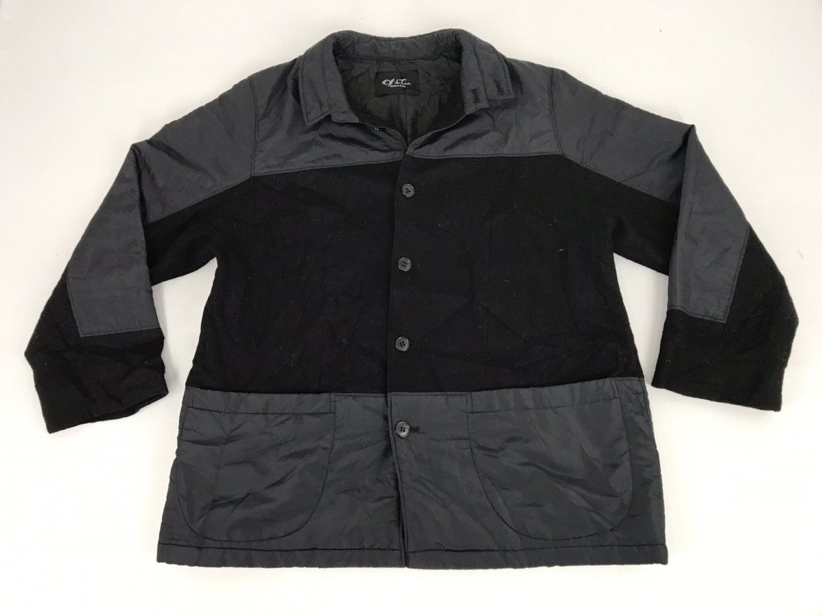 Japanese Brand Off The Tee Button Down Shirt Color Block Design Size US L / EU 52-54 / 3 - 1 Thumbnail