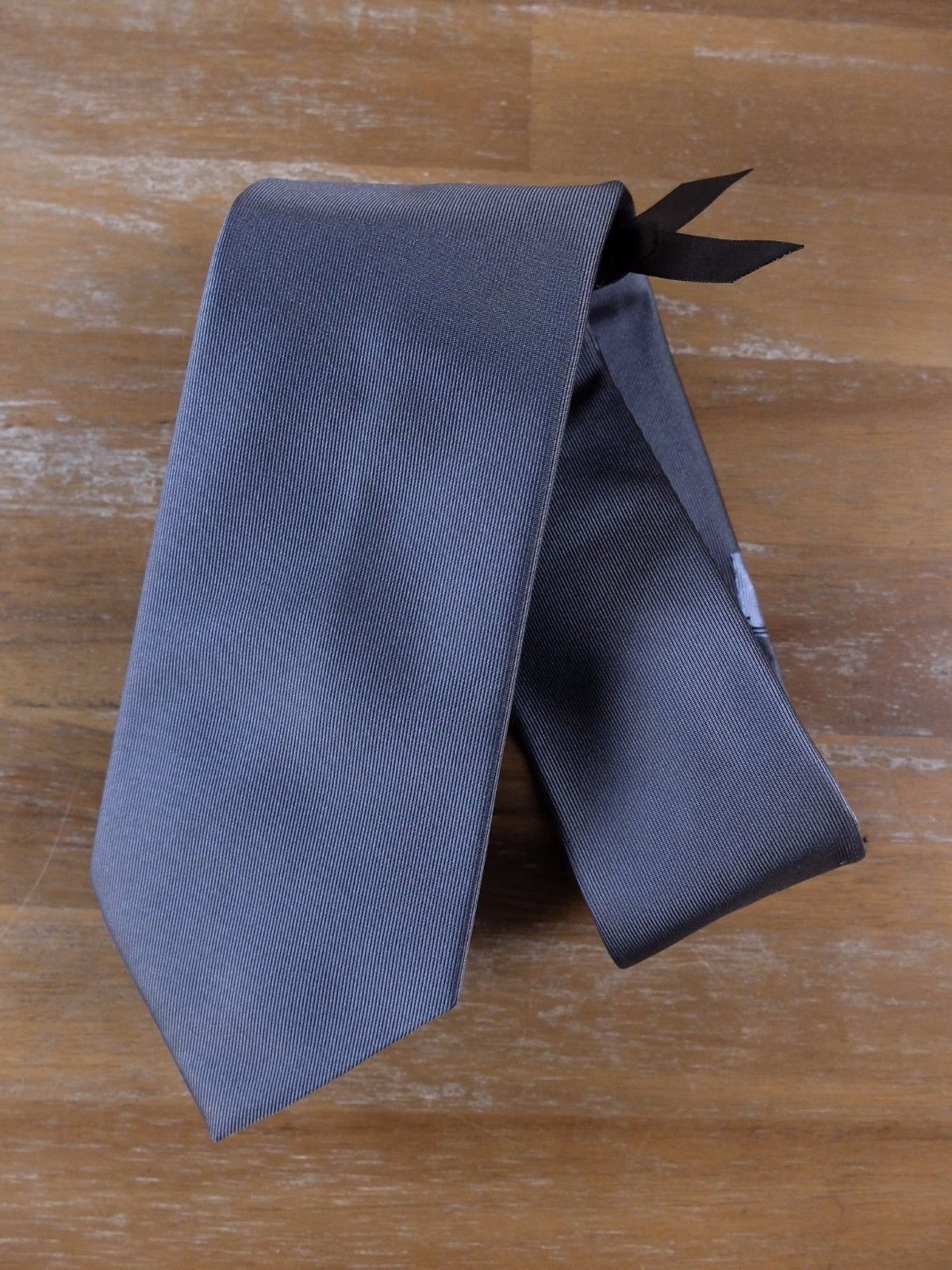 Viktor & Rolf VIKTOR & ROLF gray logo silk tie authentic NWT designer Size ONE SIZE - 2 Thumbnail