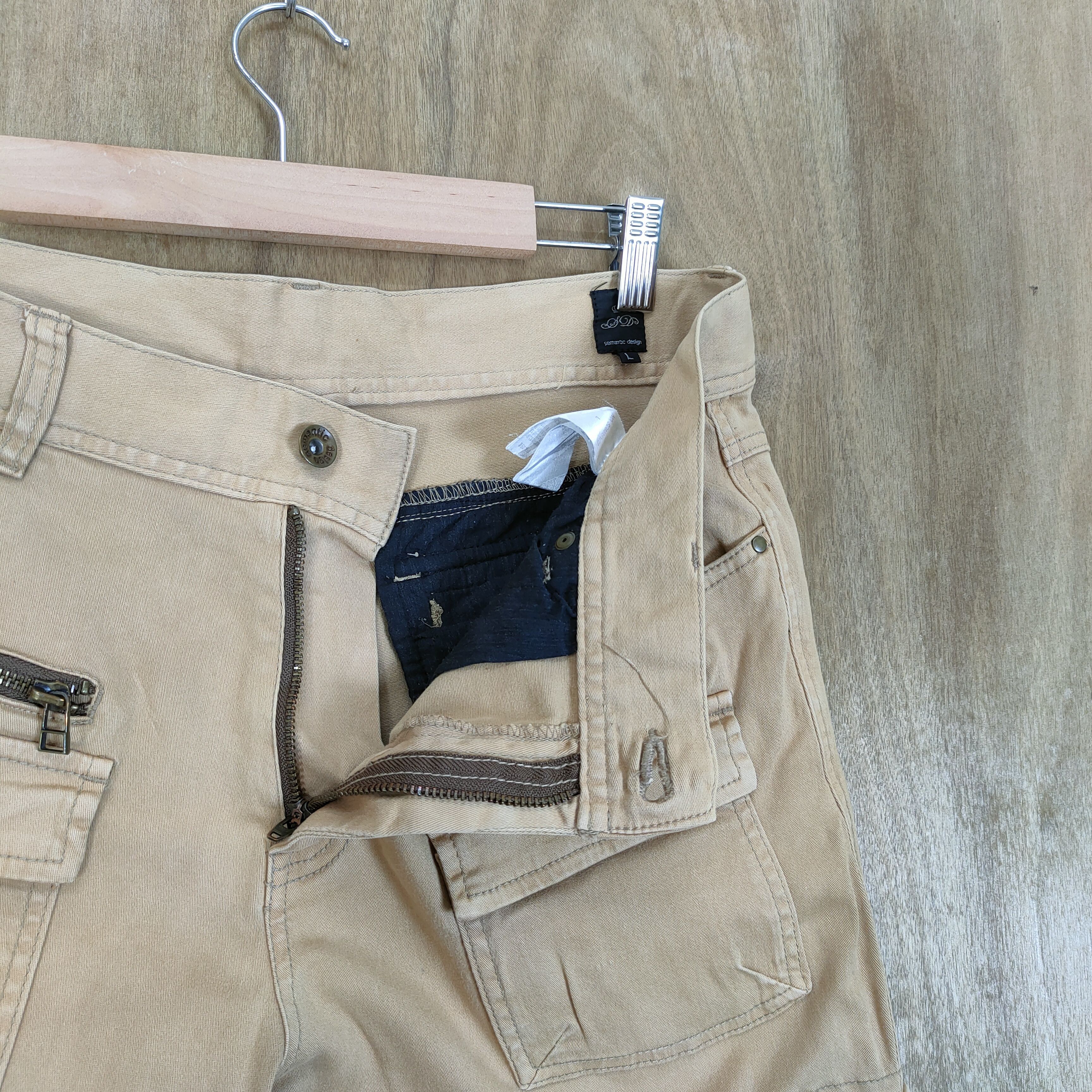 semanticdesign SEMANTIC DESIGN FADED MULTIPOCKET CARGO PANTS Size US 32 / EU 48 - 11 Thumbnail