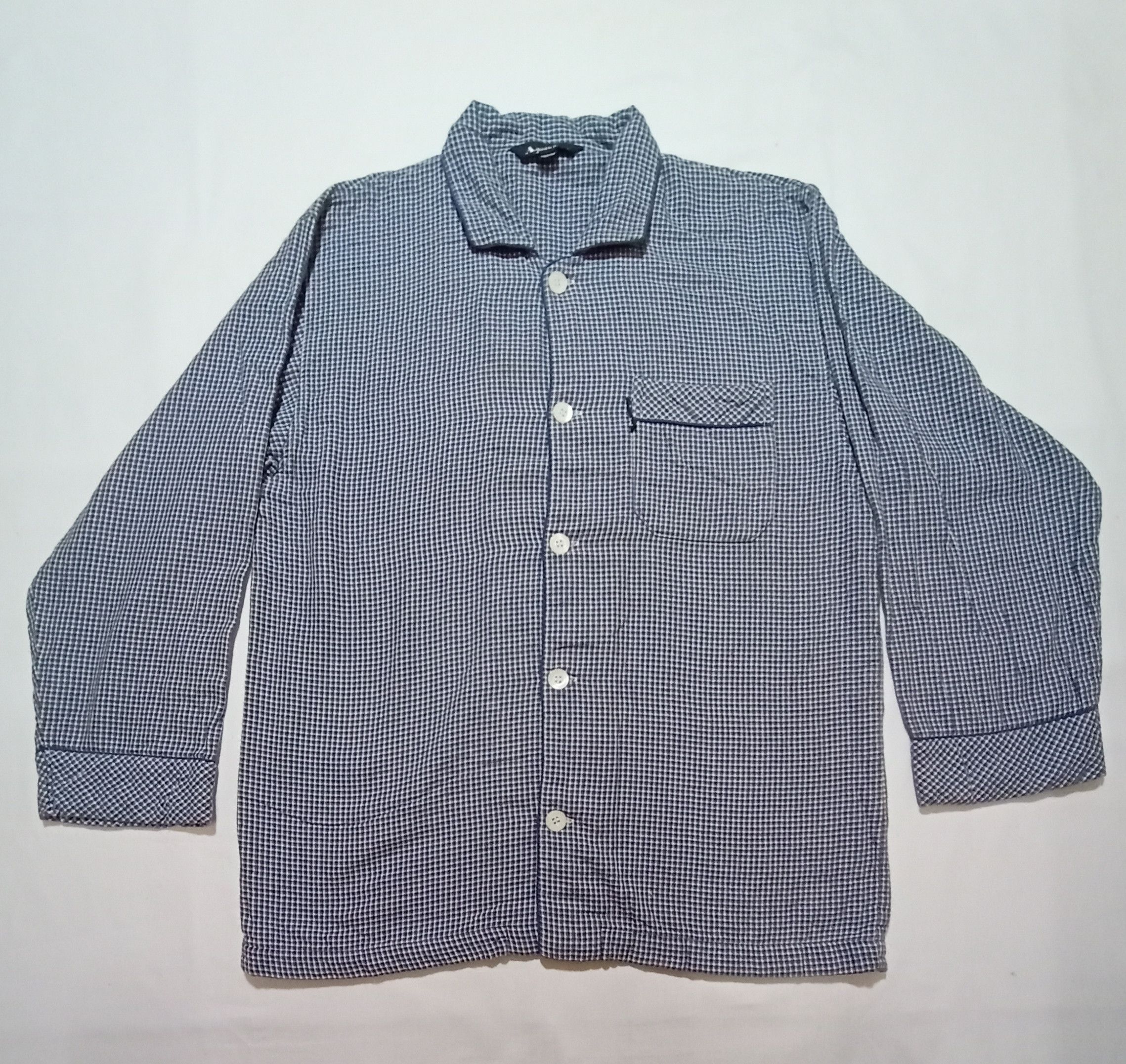 Aquascutum Aquascutum Sleepwear Shirt Check Design Made In Japan Size US M / EU 48-50 / 2 - 1 Thumbnail