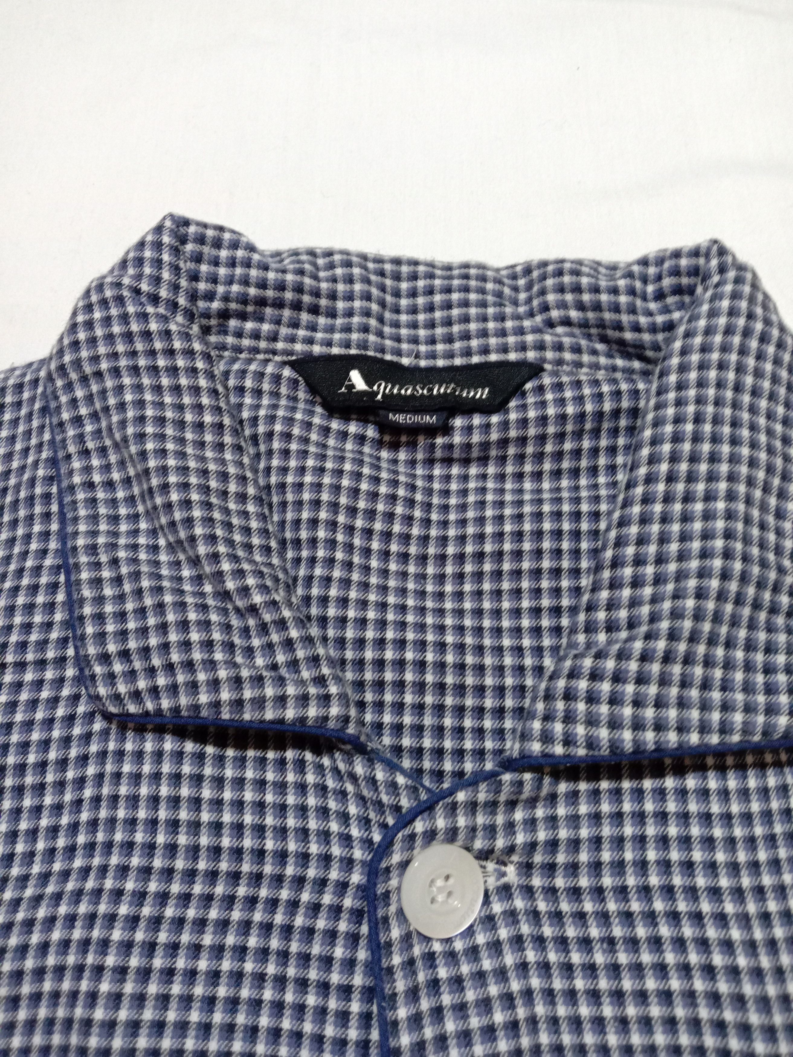 Aquascutum Aquascutum Sleepwear Shirt Check Design Made In Japan Size US M / EU 48-50 / 2 - 2 Thumbnail