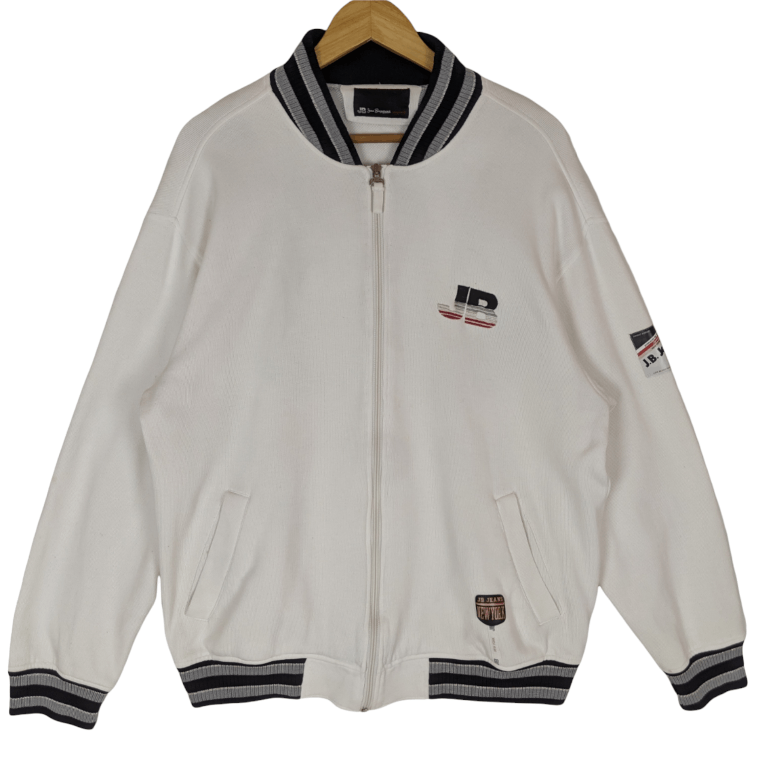 Japanese Brand JB Jeans Big Logo Jacket Size US XL / EU 56 / 4 - 2 Thumbnail