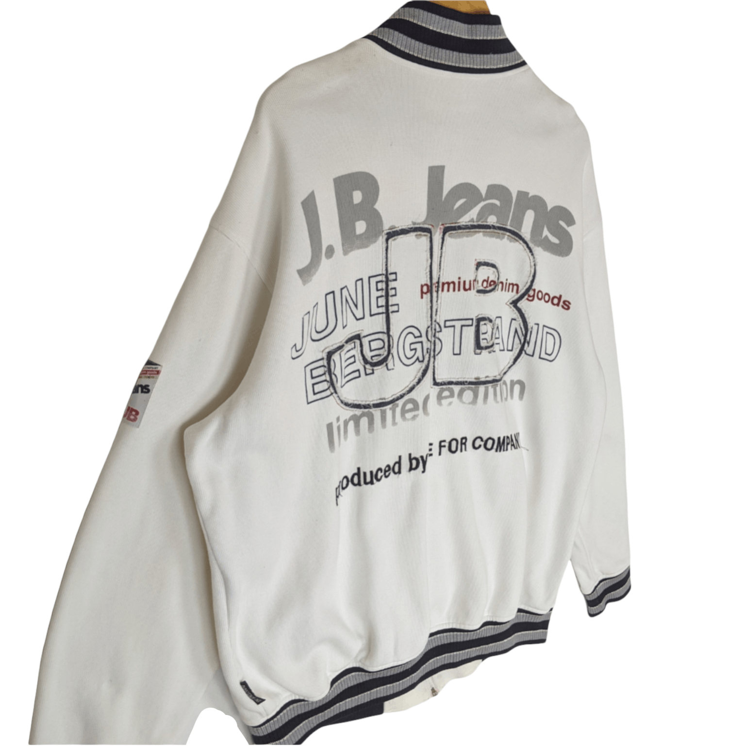 Japanese Brand JB Jeans Big Logo Jacket Size US XL / EU 56 / 4 - 7 Thumbnail