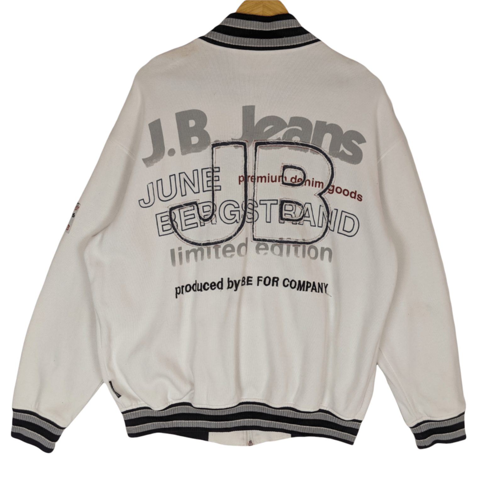 Japanese Brand JB Jeans Big Logo Jacket Size US XL / EU 56 / 4 - 6 Thumbnail