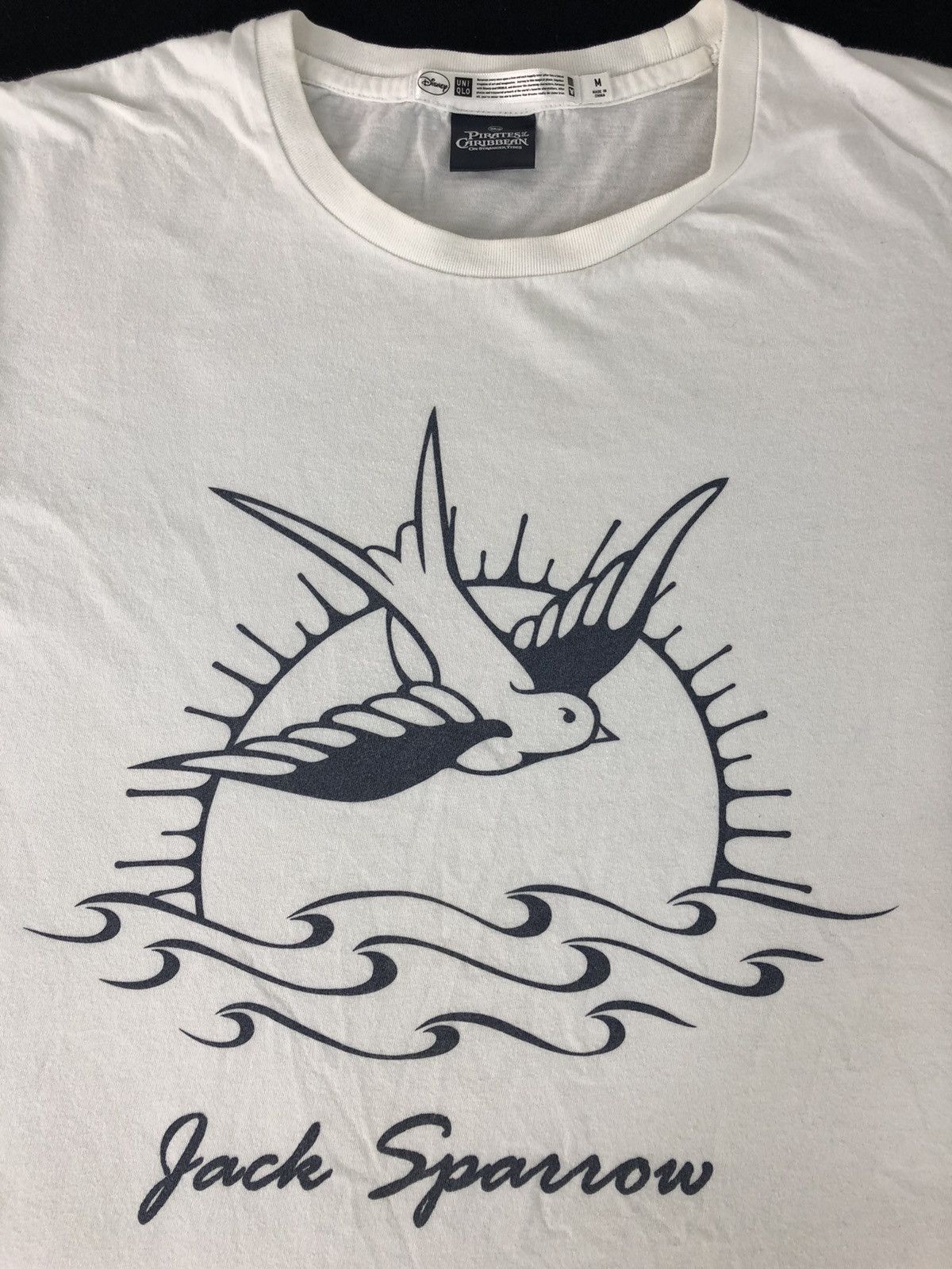 Disney × Japanese Brand Pirate Of Caribbean Jack Sparrow Sunset Logo Tee Size US S / EU 44-46 / 1 - 2 Thumbnail