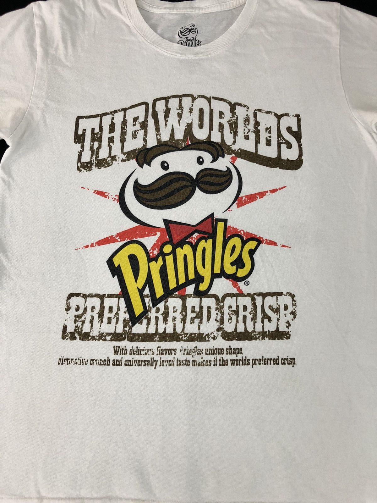 Vintage Vintage Pringles World Preferred Crisp Snack Brand Logo Tee Size US S / EU 44-46 / 1 - 1 Thumbnail