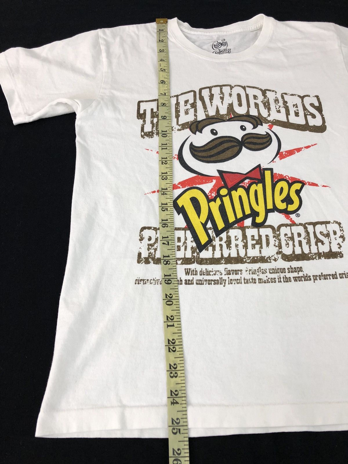 Vintage Vintage Pringles World Preferred Crisp Snack Brand Logo Tee Size US S / EU 44-46 / 1 - 9 Thumbnail