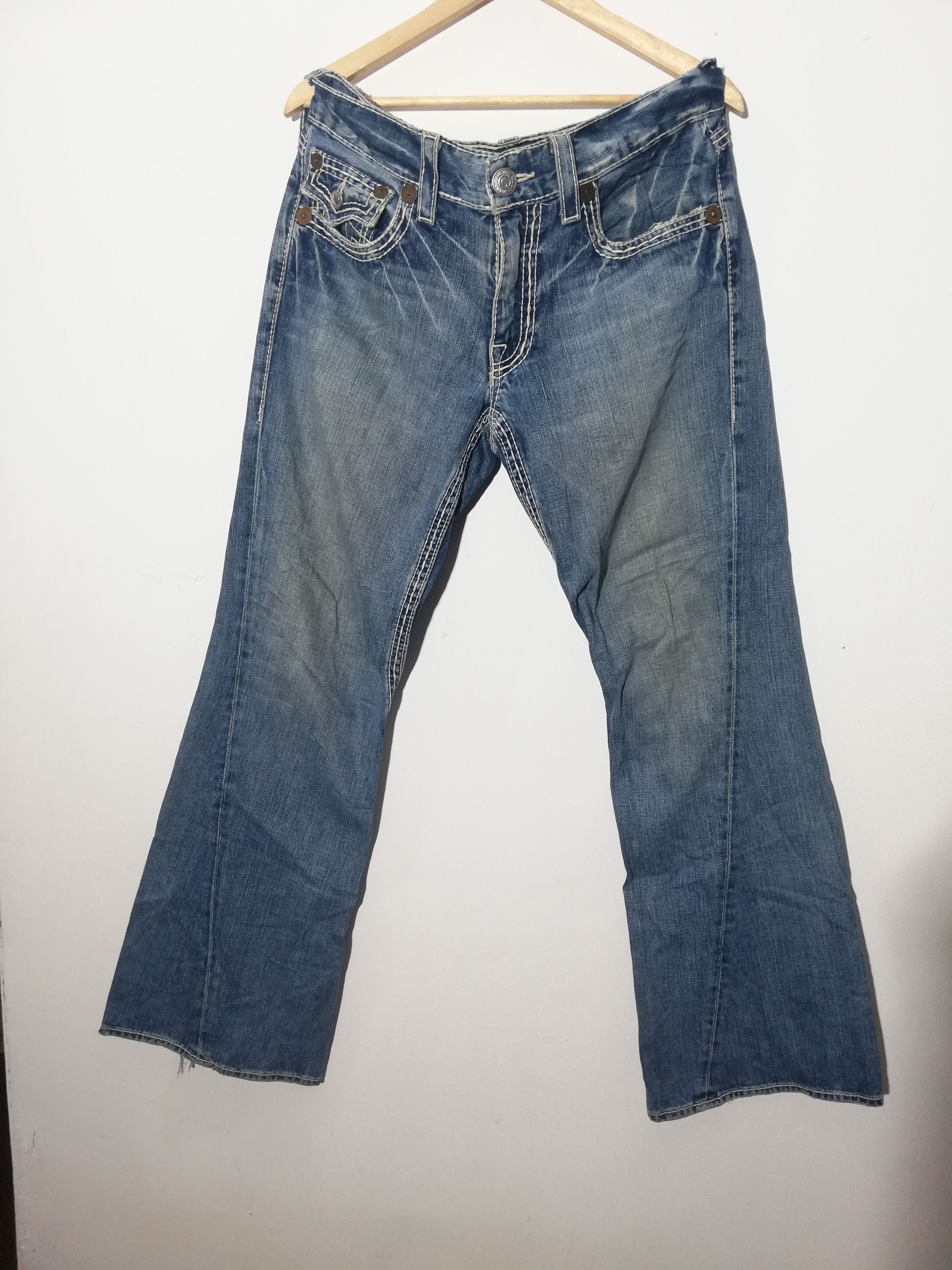 True Religion True Religion Joey Big T Row33 Seat33 Jeans Size US 36 / EU 52 - 4 Thumbnail