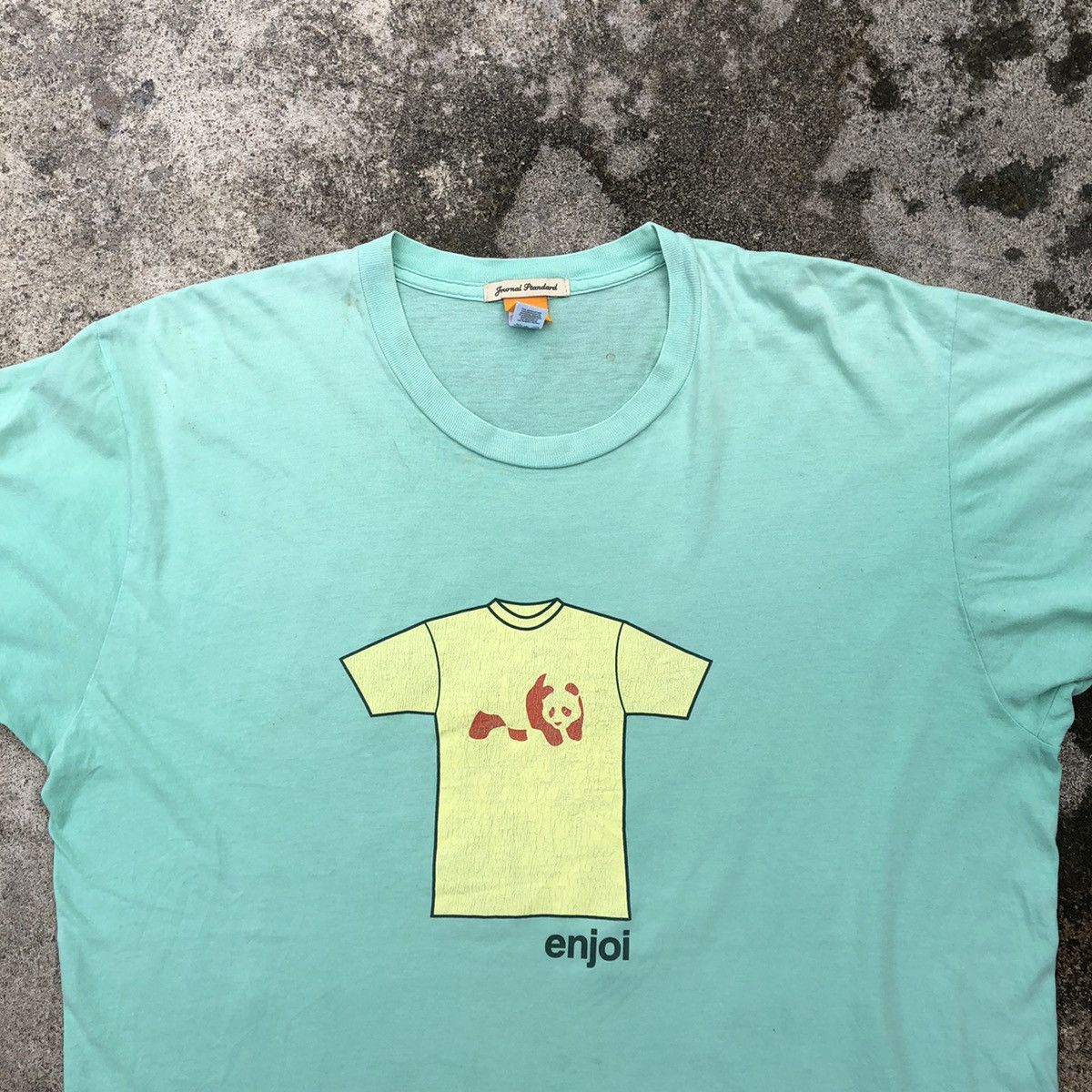 Japanese Brand × Journal Standard × Vintage Rare Vintage Journal Standard X Enjoi Graphic Of Panda Tee Size US L / EU 52-54 / 3 - 2 Thumbnail