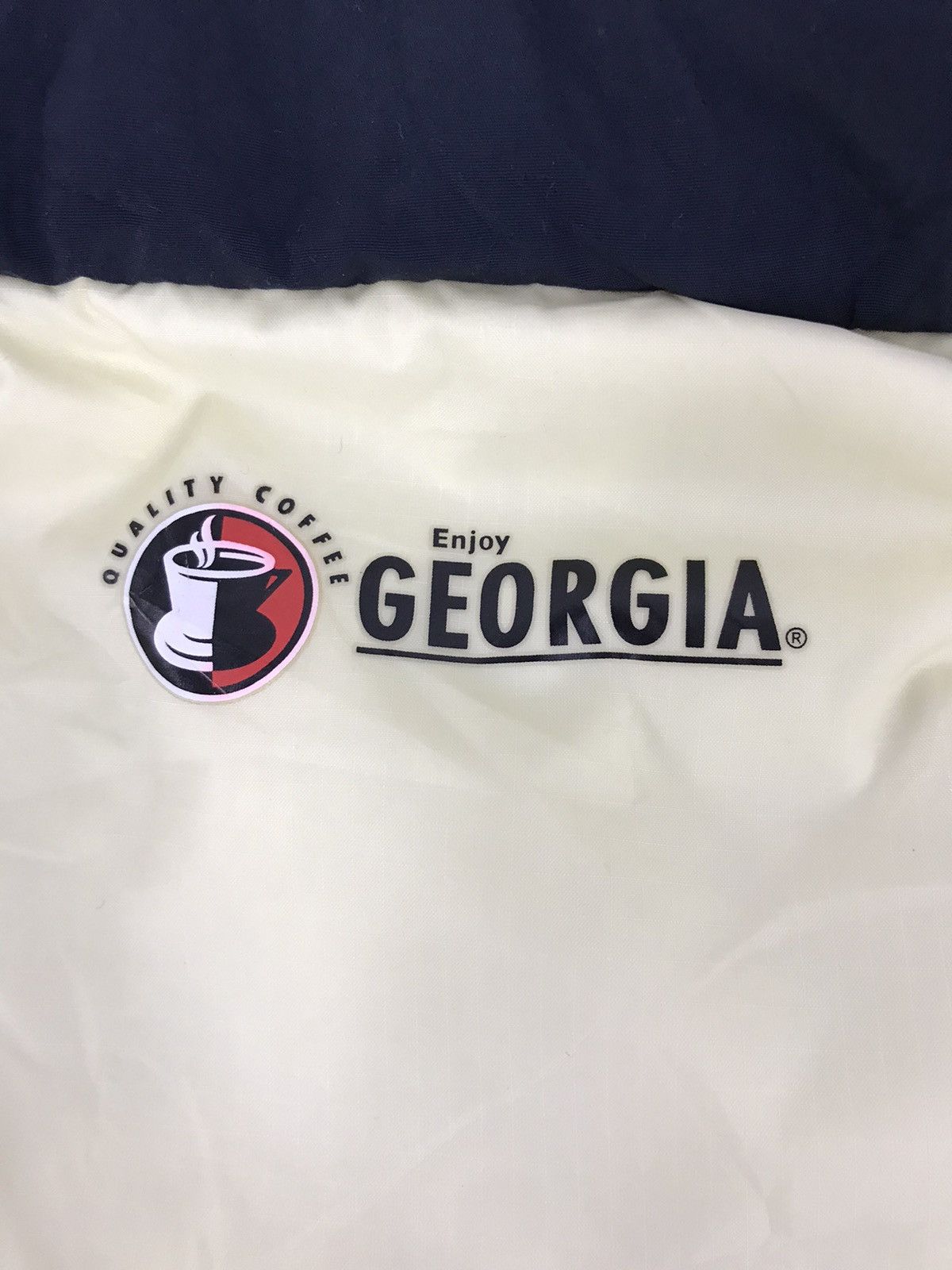 Vintage Enjoy Georgia Puffer Quilted Jacket Hoodies Size US L / EU 52-54 / 3 - 7 Thumbnail