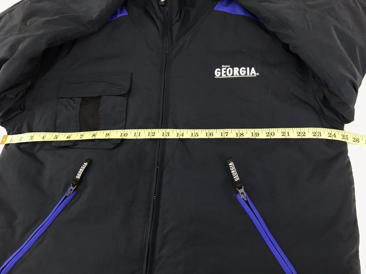 Vintage Enjoy Georgia Puffer Quilted Jacket Hoodies Size US L / EU 52-54 / 3 - 10 Thumbnail