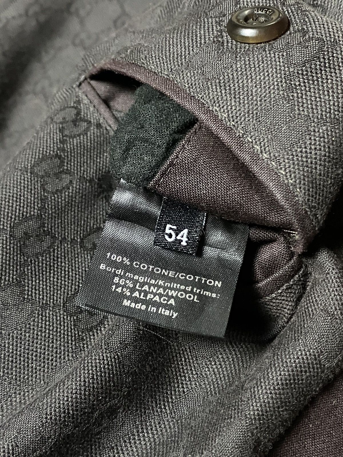 Gucci Gucci alpaca wool coat jacket GG Size US XXL / EU 58 / 5 - 13 Thumbnail