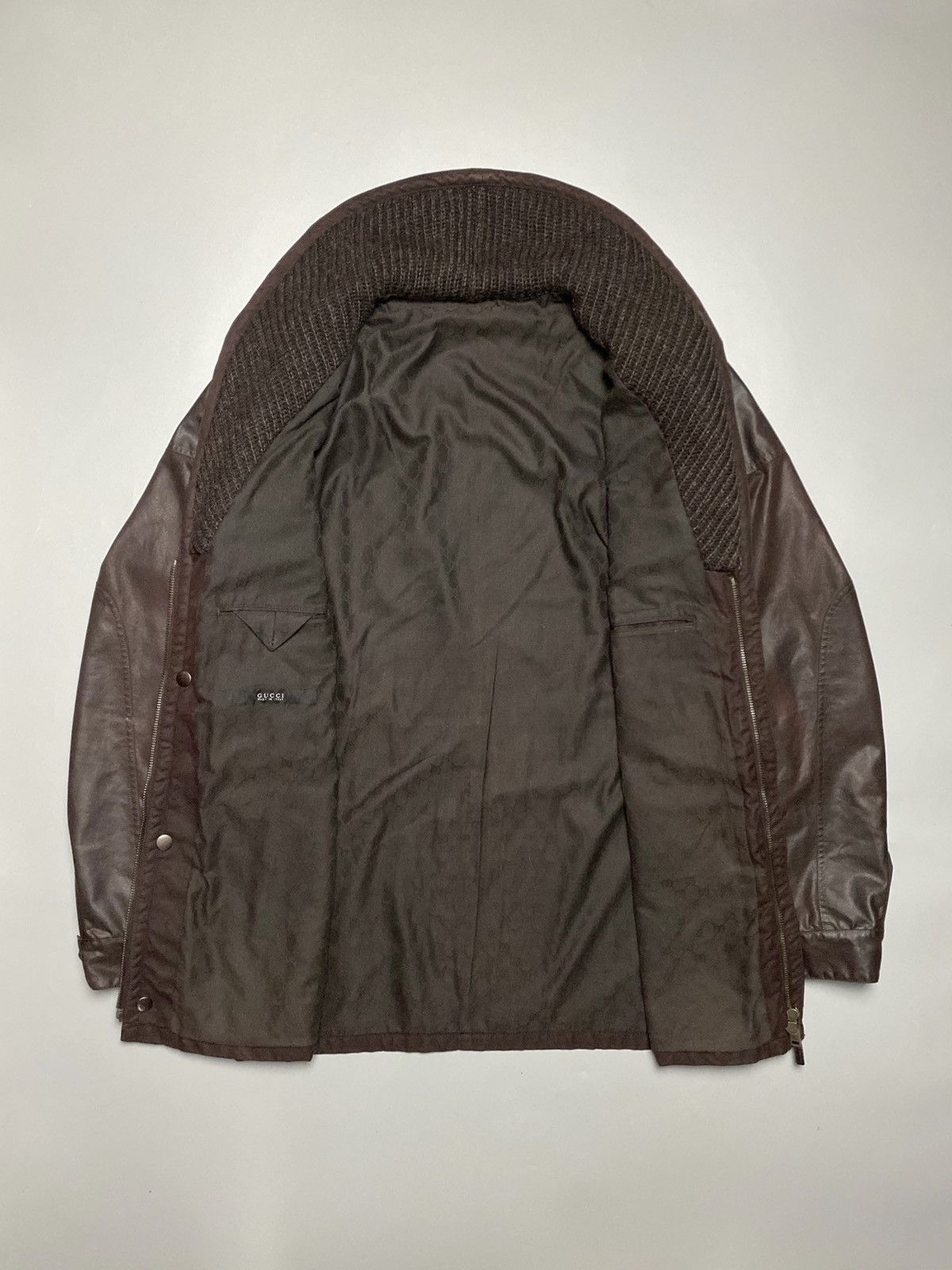 Gucci Gucci alpaca wool coat jacket GG Size US XXL / EU 58 / 5 - 4 Thumbnail