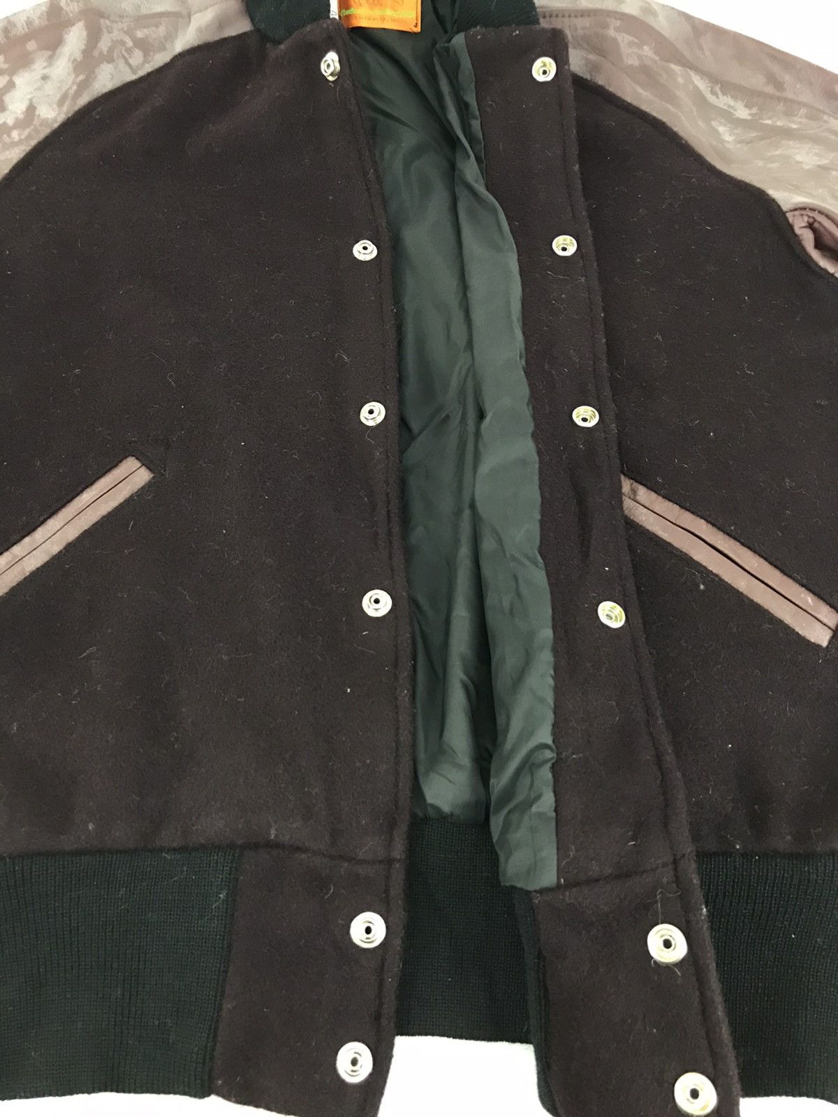 Skookum × Vintage Skookum Usa Varsity Jacket Wool Leather Sleeve Size US M / EU 48-50 / 2 - 3 Thumbnail