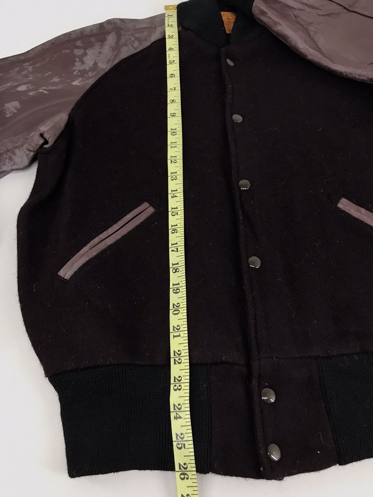 Skookum × Vintage Skookum Usa Varsity Jacket Wool Leather Sleeve Size US M / EU 48-50 / 2 - 7 Thumbnail