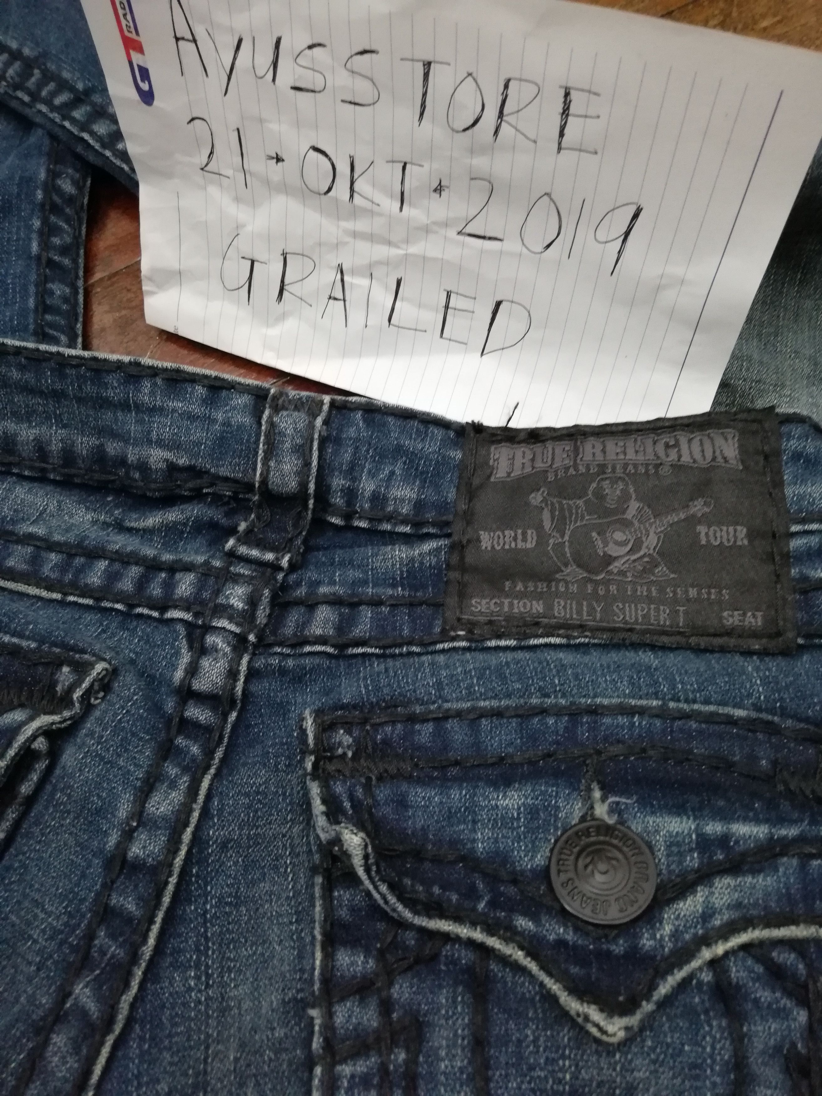 True Religion Women True Religion Billy Super T Jeans Size 28" / US 6 / IT 42 - 8 Thumbnail