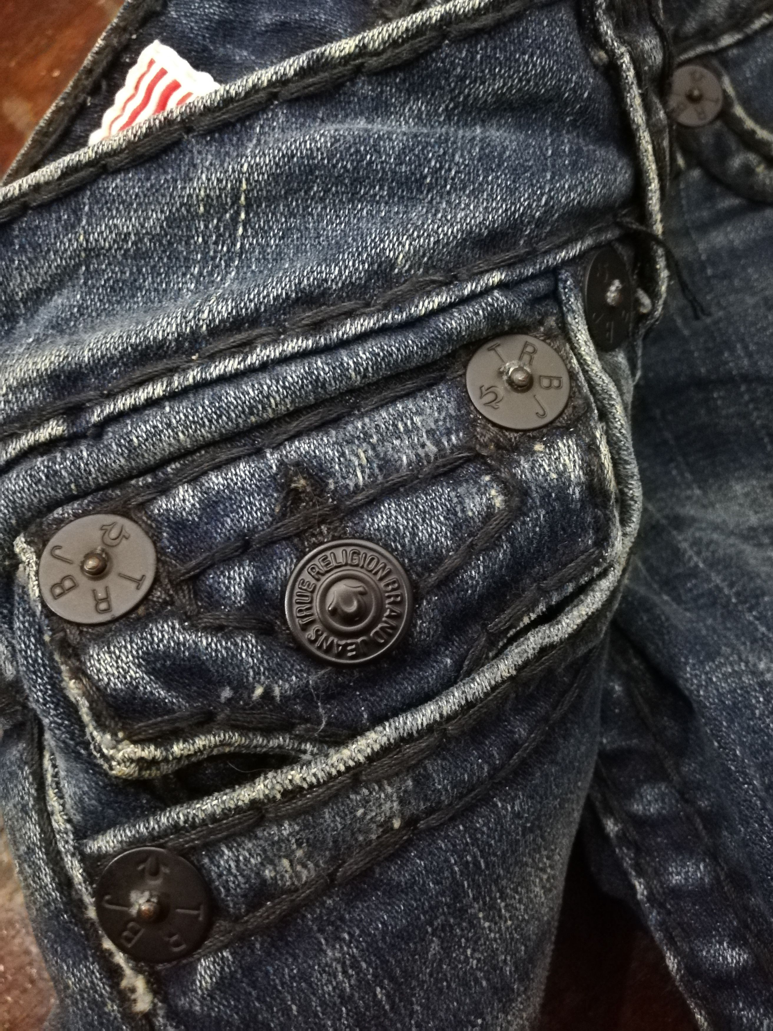 True Religion Women True Religion Billy Super T Jeans Size 28" / US 6 / IT 42 - 5 Thumbnail