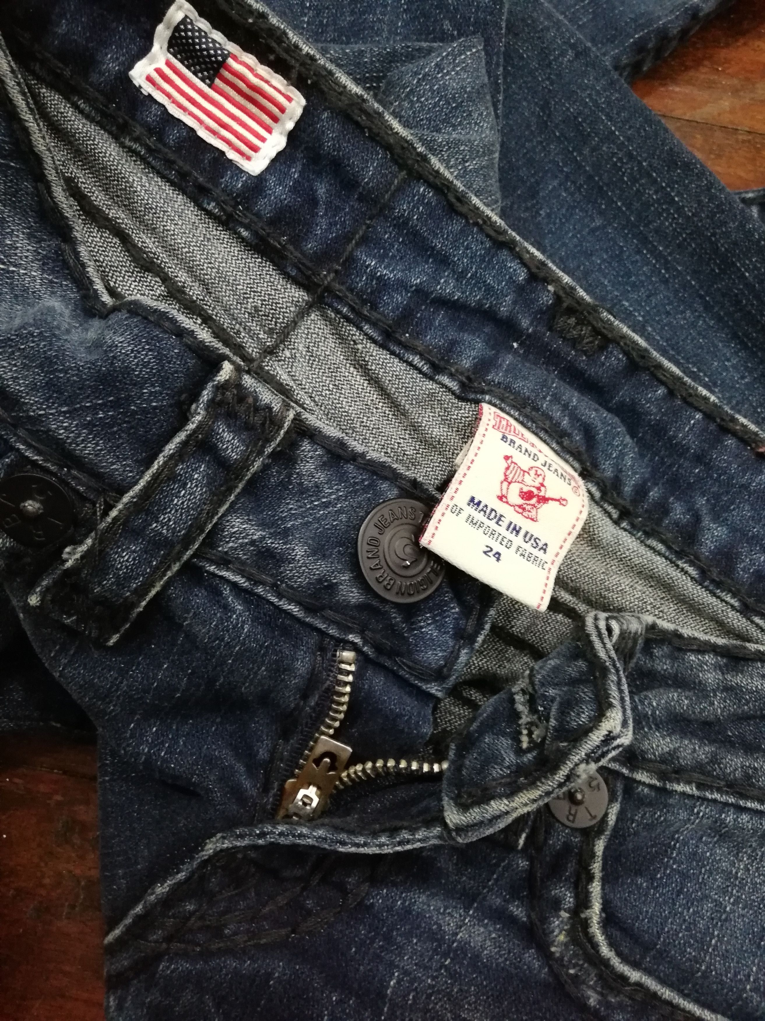 True Religion Women True Religion Billy Super T Jeans Size 28" / US 6 / IT 42 - 7 Thumbnail