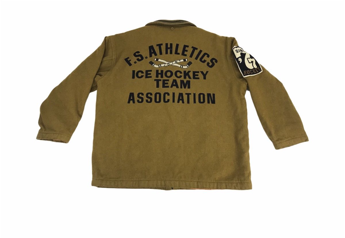 Vintage Ice Hockey Varsity Jacket French Team