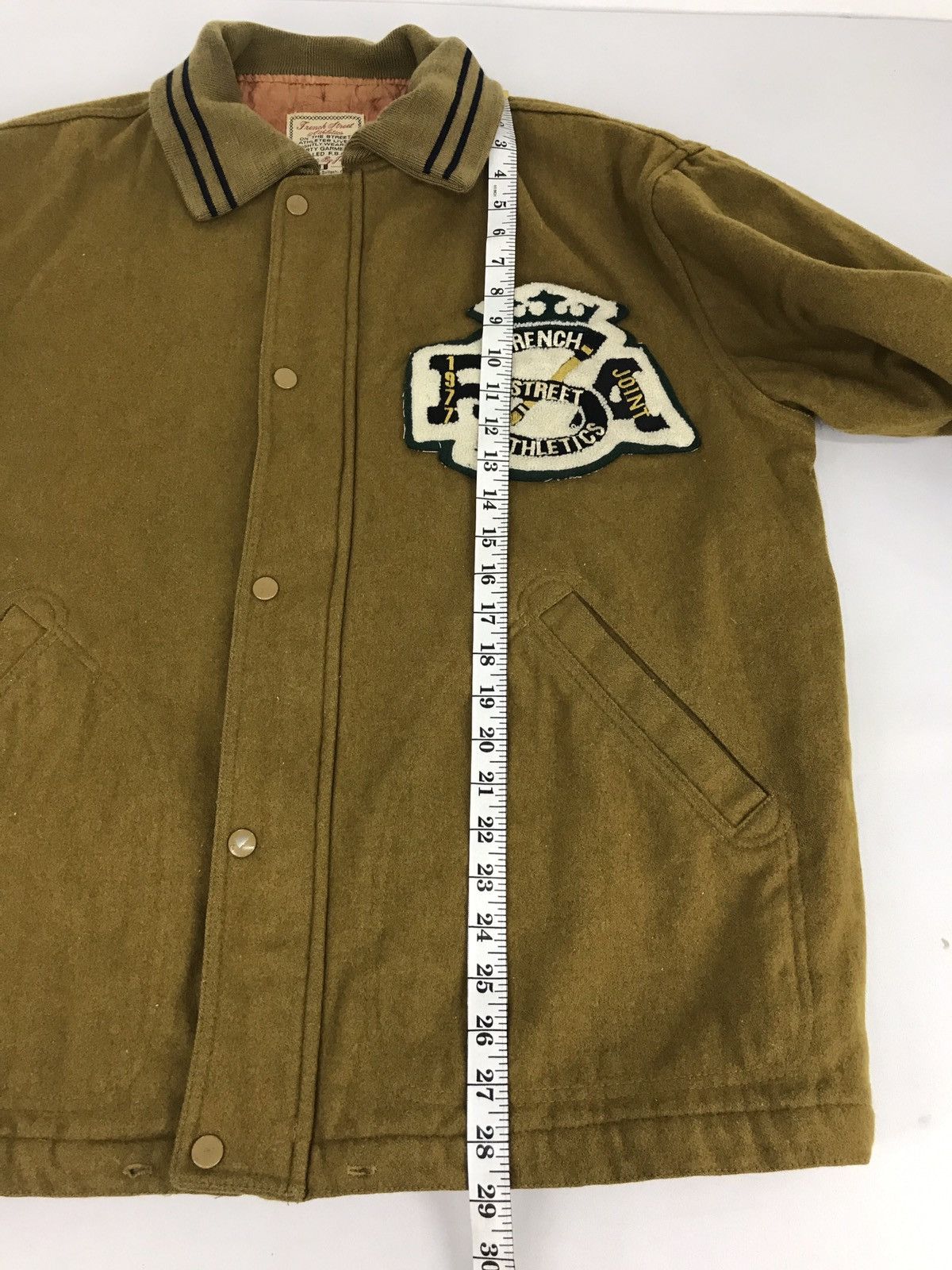 NHL × Sports Specialties Vintage Ice Hockey Varsity Jacket French Team Size US L / EU 52-54 / 3 - 7 Thumbnail