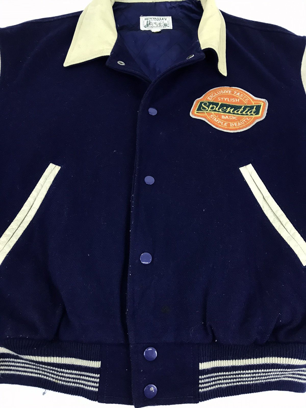 Other Vintage Vigorous by Sunvalley College Boy Leather Sleeve Size US M / EU 48-50 / 2 - 8 Thumbnail