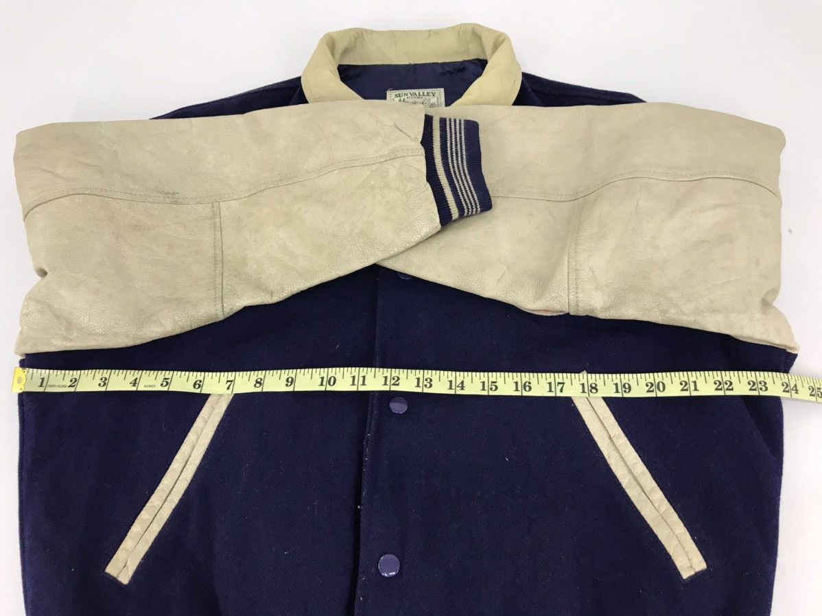Other Vintage Vigorous by Sunvalley College Boy Leather Sleeve Size US M / EU 48-50 / 2 - 5 Thumbnail